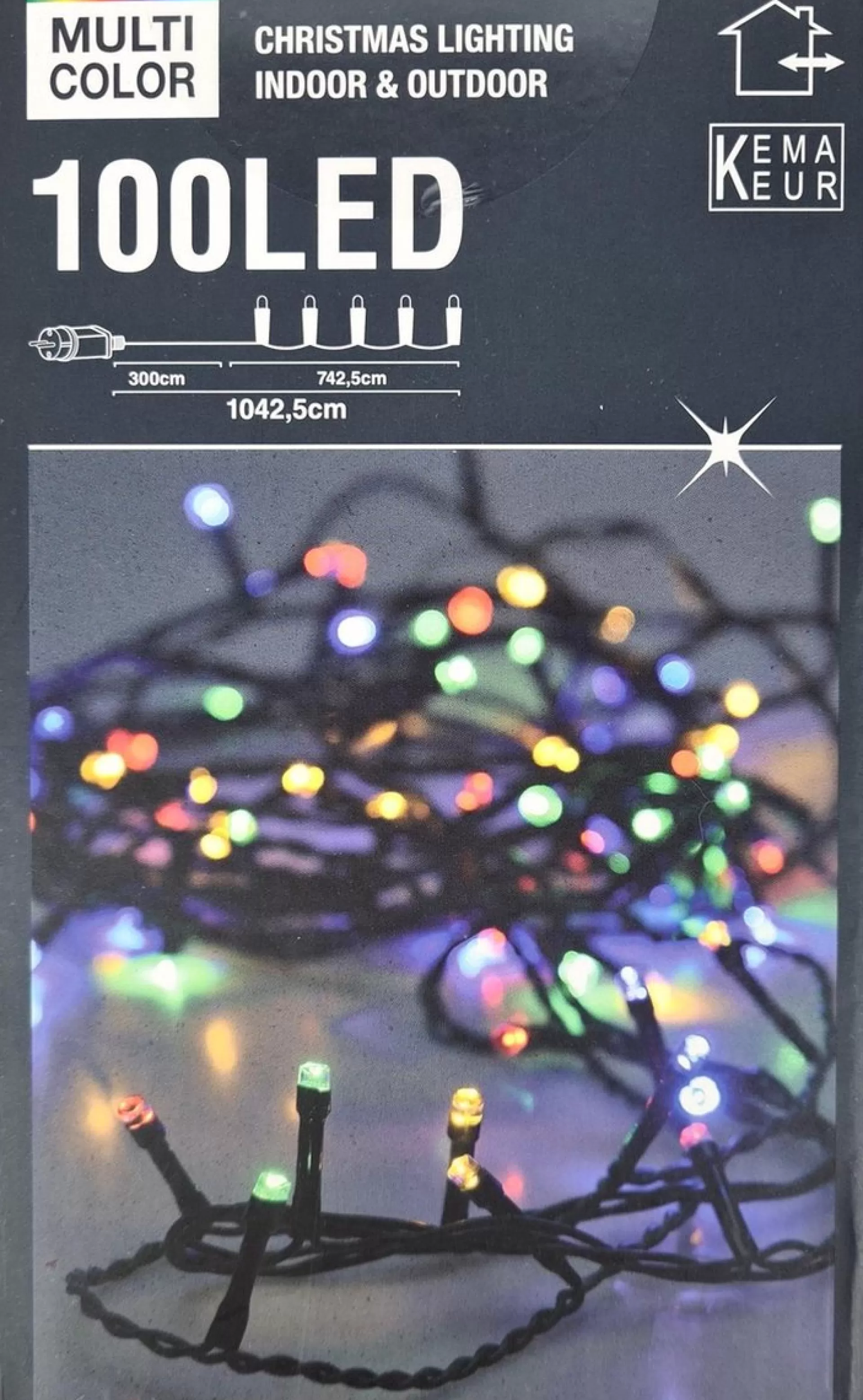 Merkloos 100 Led Lichtsnoer - Indoor & Outdoor - Multicolor - Kerstverlichting - 10 Meter Cheap