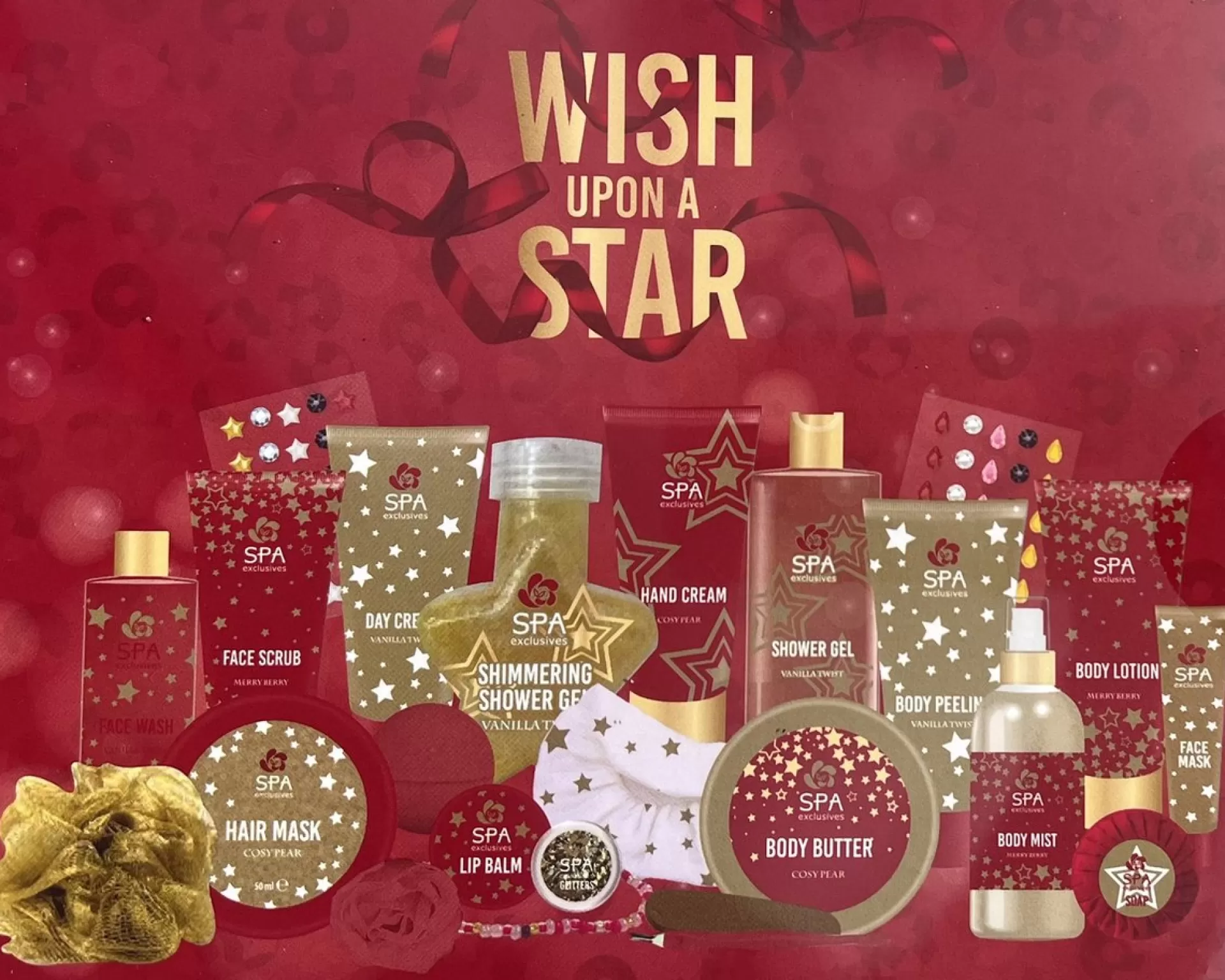 Spa exclusives Adventskalender- Beauty- - 24 Cadeautjes- Kerst Hot