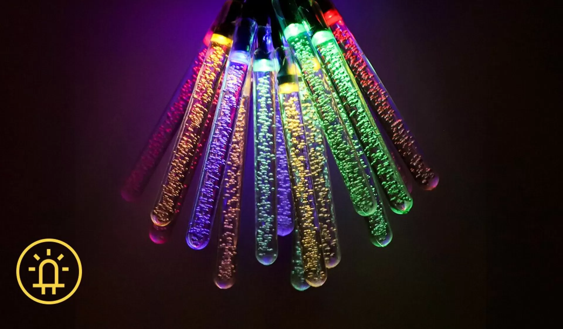 Aigostar 10Vrl Tuinverlichting Lichtsnoer - Kerstverlichting Buiten - Zonne Energie - 20 Led - Partyverlichting - 5.8M - Buiten Store