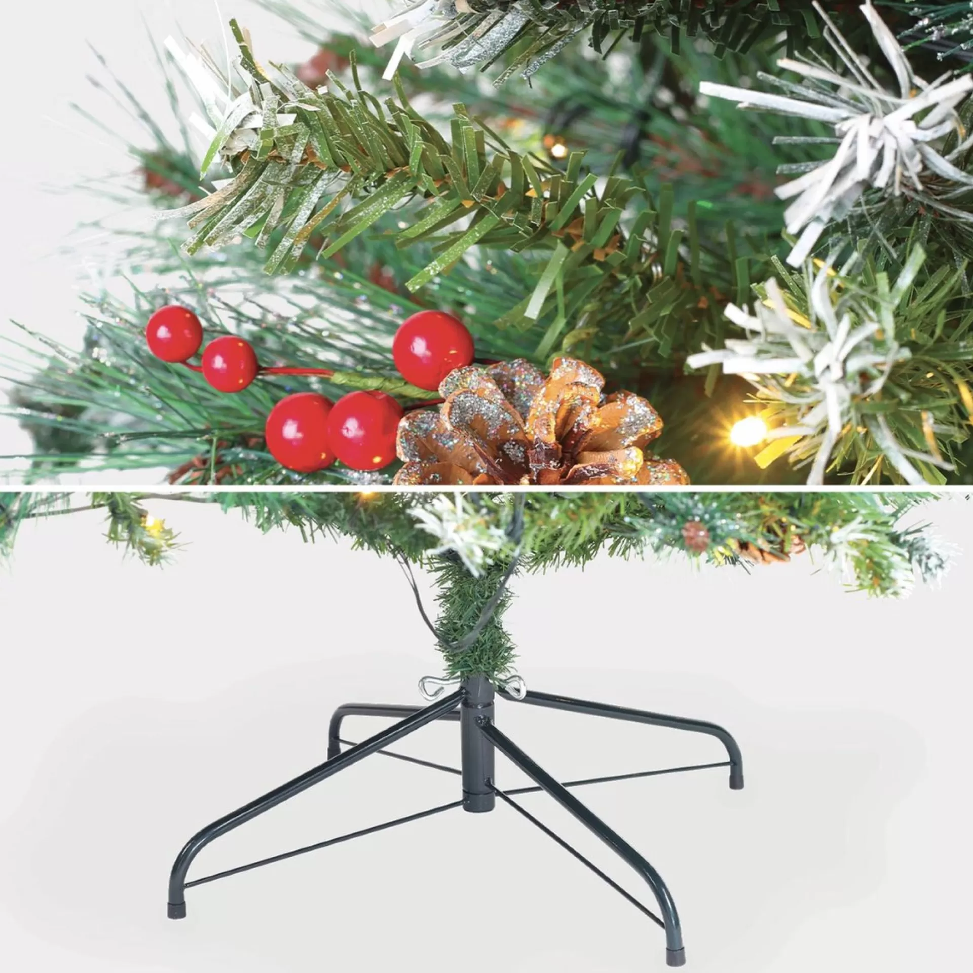 Aliceu0027s Garden Alice's Garden - Deluxe Kunstkerstboom Fringant | 240 Cm | Incl. Verlichting, Decoraties En Voet Store