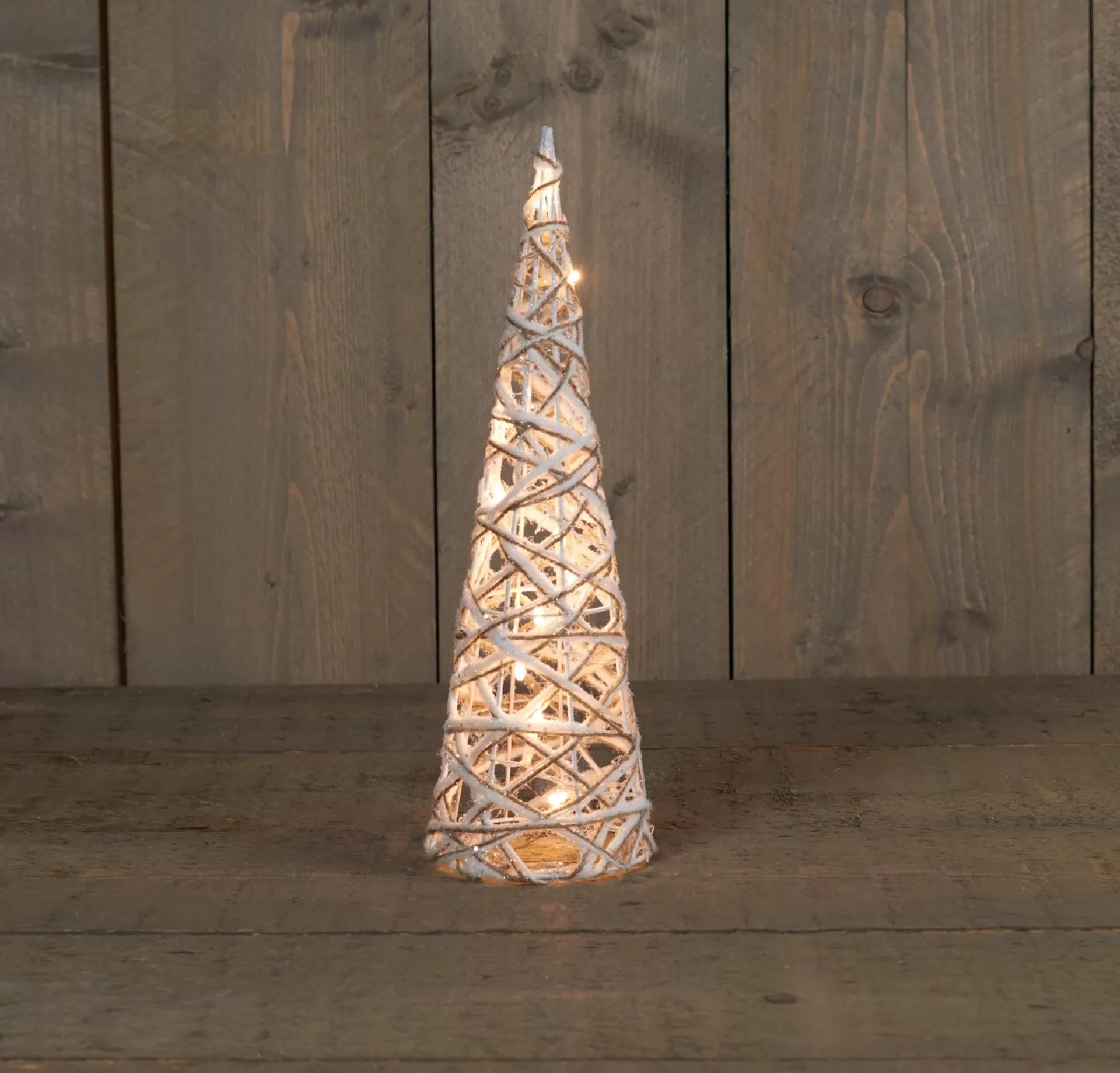Anna's Collection Led Kegel Kerstbomen - 2X St - 40 En 60 Cm - Kerstverlichting Best Sale
