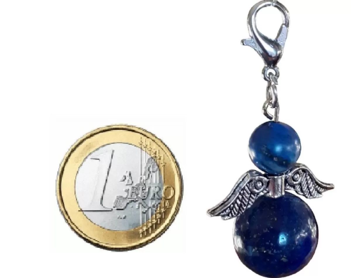 CC Kerstbeelden>Beschermengel Lapislazuli ( Halfedelsteen , Lapis Lazulli ) , Chakra Engel , Geluksengel , Silverwing . ( Meerdere Varianten Beschikbaar !!! )