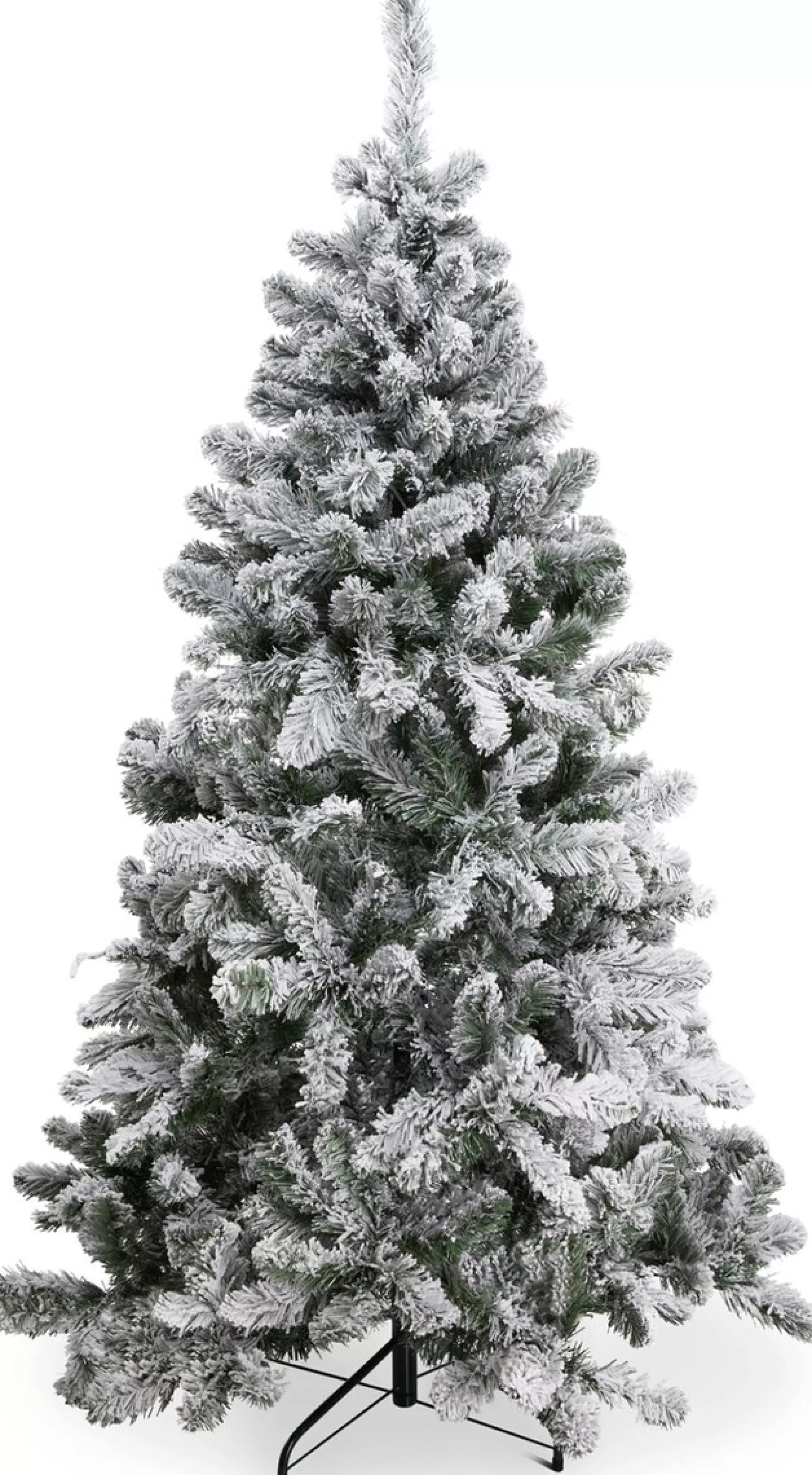 KJ Kunstkerstbomen Besneeuwde Kunstkerstboom - Flock - Lengte 240 Cm En 1376 Takken Cheap