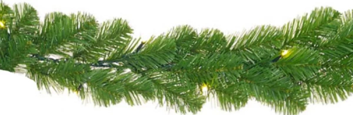 Black Box Guirlandes> Trees Norton Guirlande Met Led Verlichting - L270 Cm - Groen