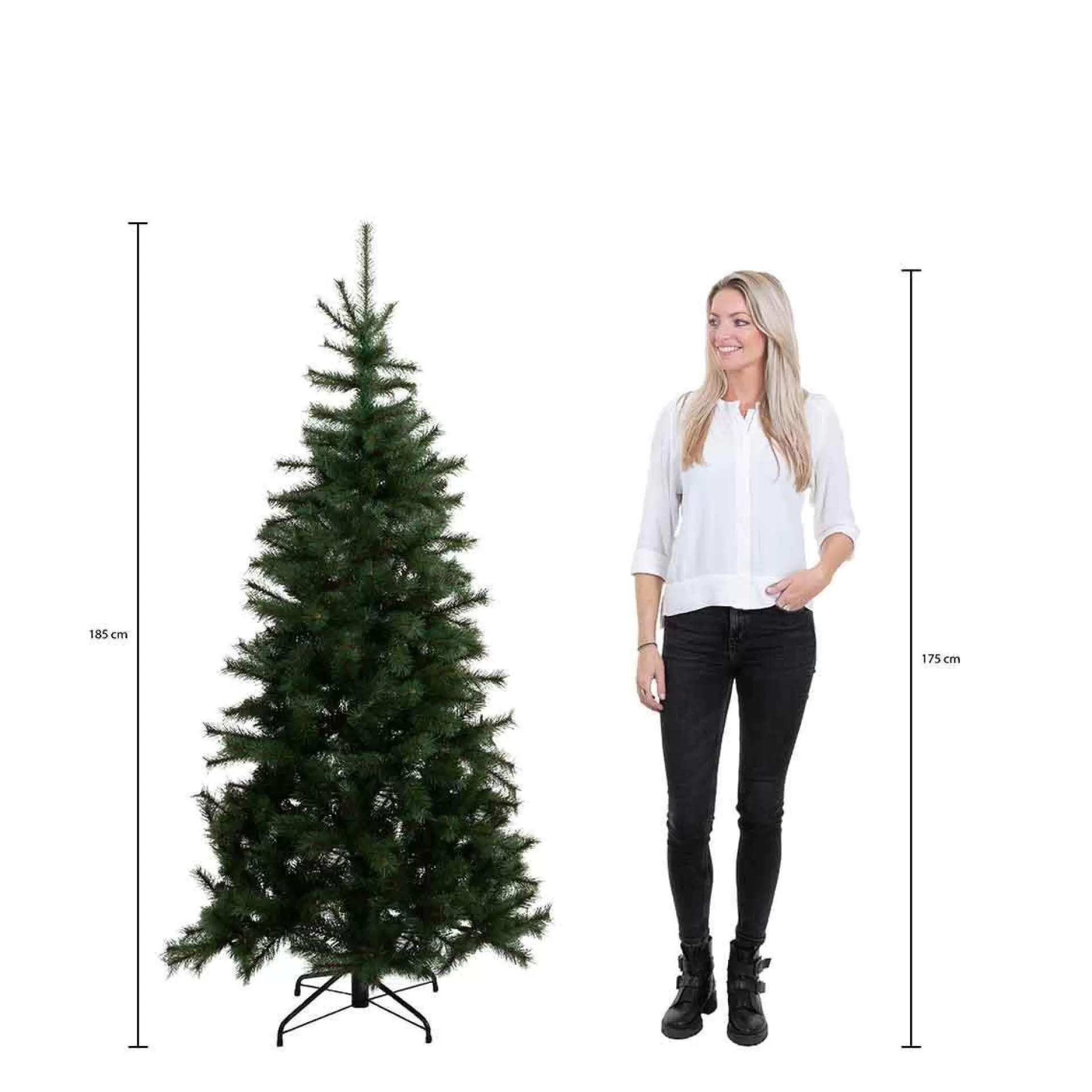 Black Box Trees Springdale Kunstkerstboom - H185 Cm - Wit New