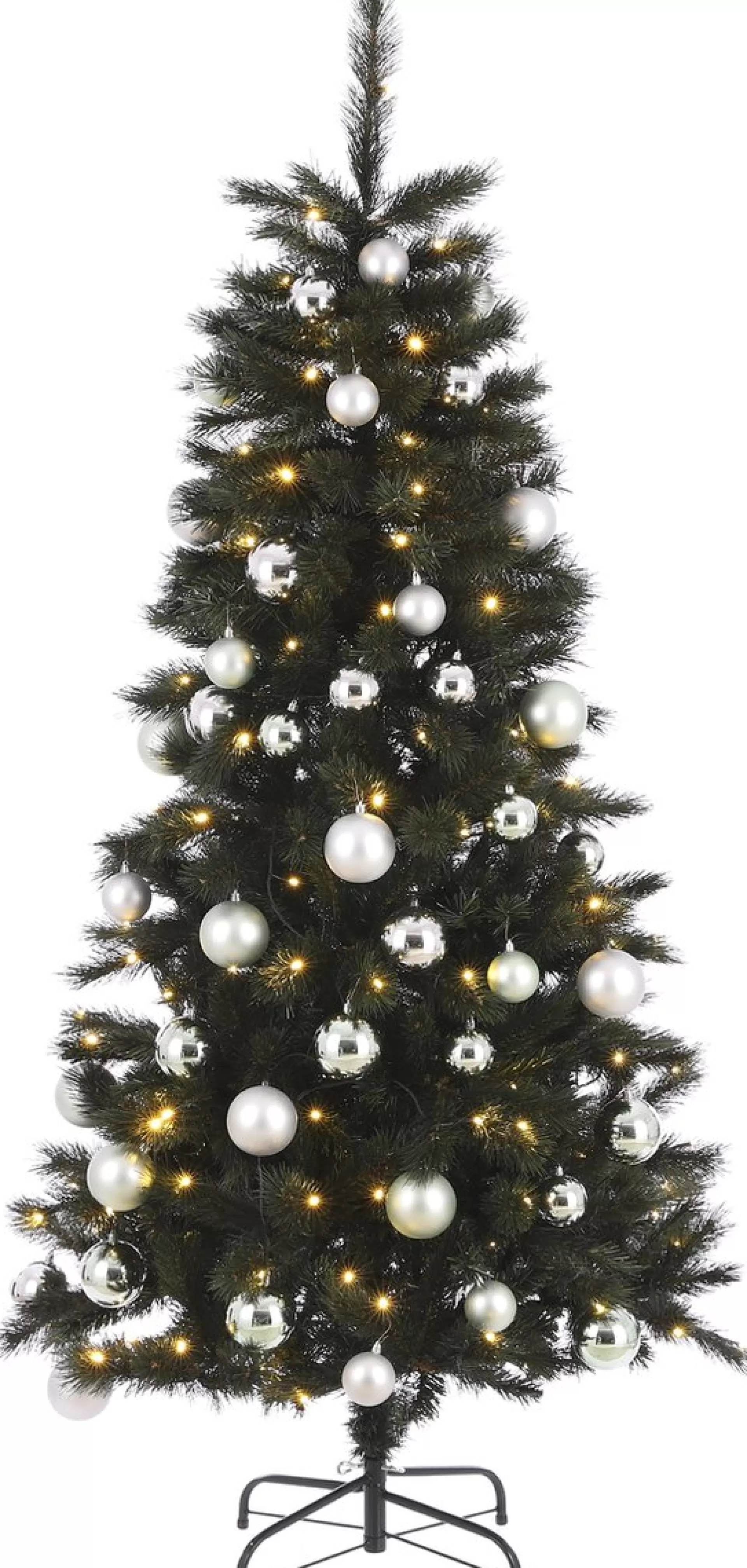 Black Box Trees Voss Kunstkerstboom Met Versiering En Led Verlichting - H185 Cm - Groen Store