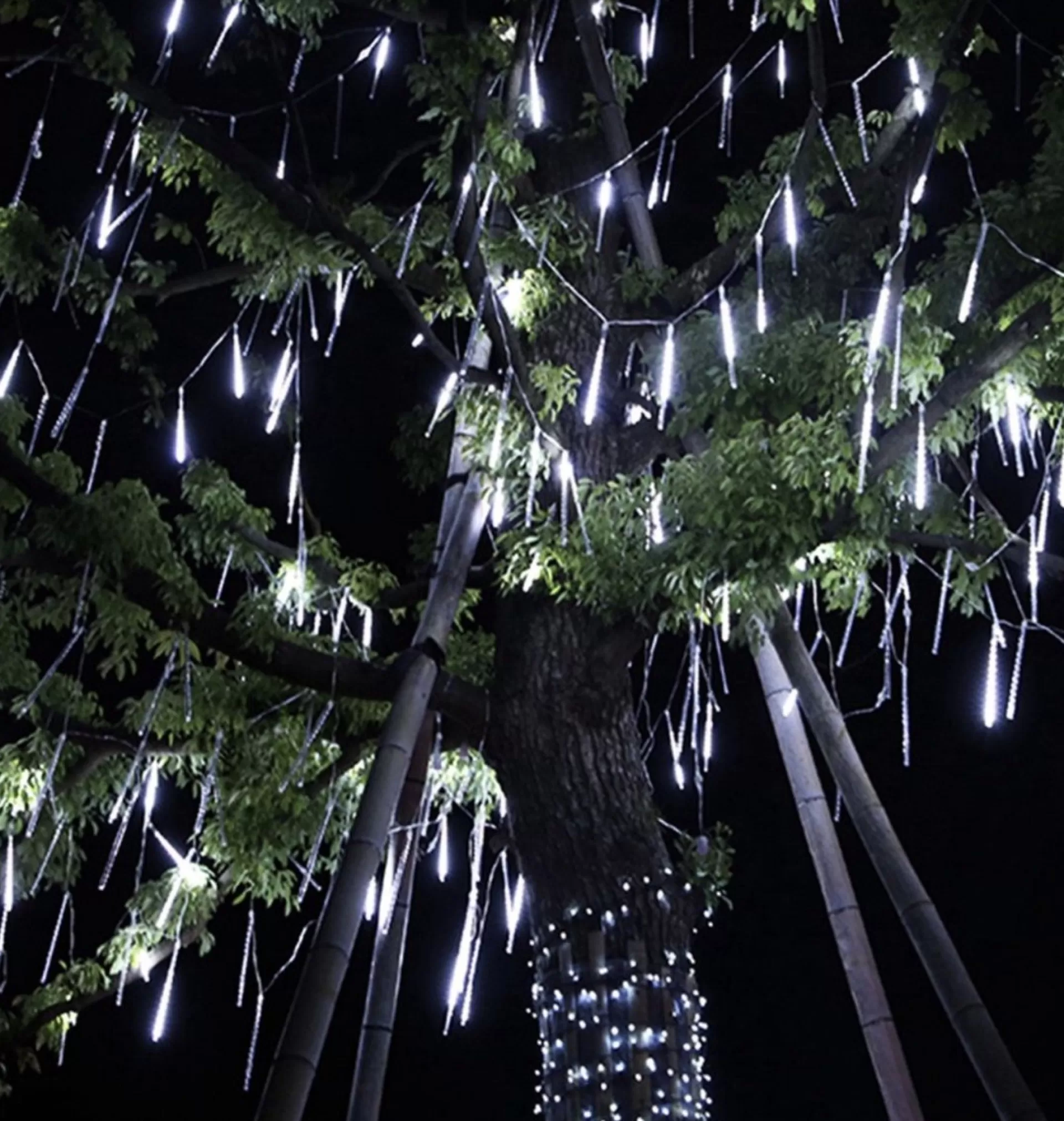 Merkloos Cb-Goods Meteor Ijspegels Lichtgordijn - Kerstverlichting - Tiktok - Kerst Licht Gordijn - Kerstmis - Kerstboom Verlichting Hot