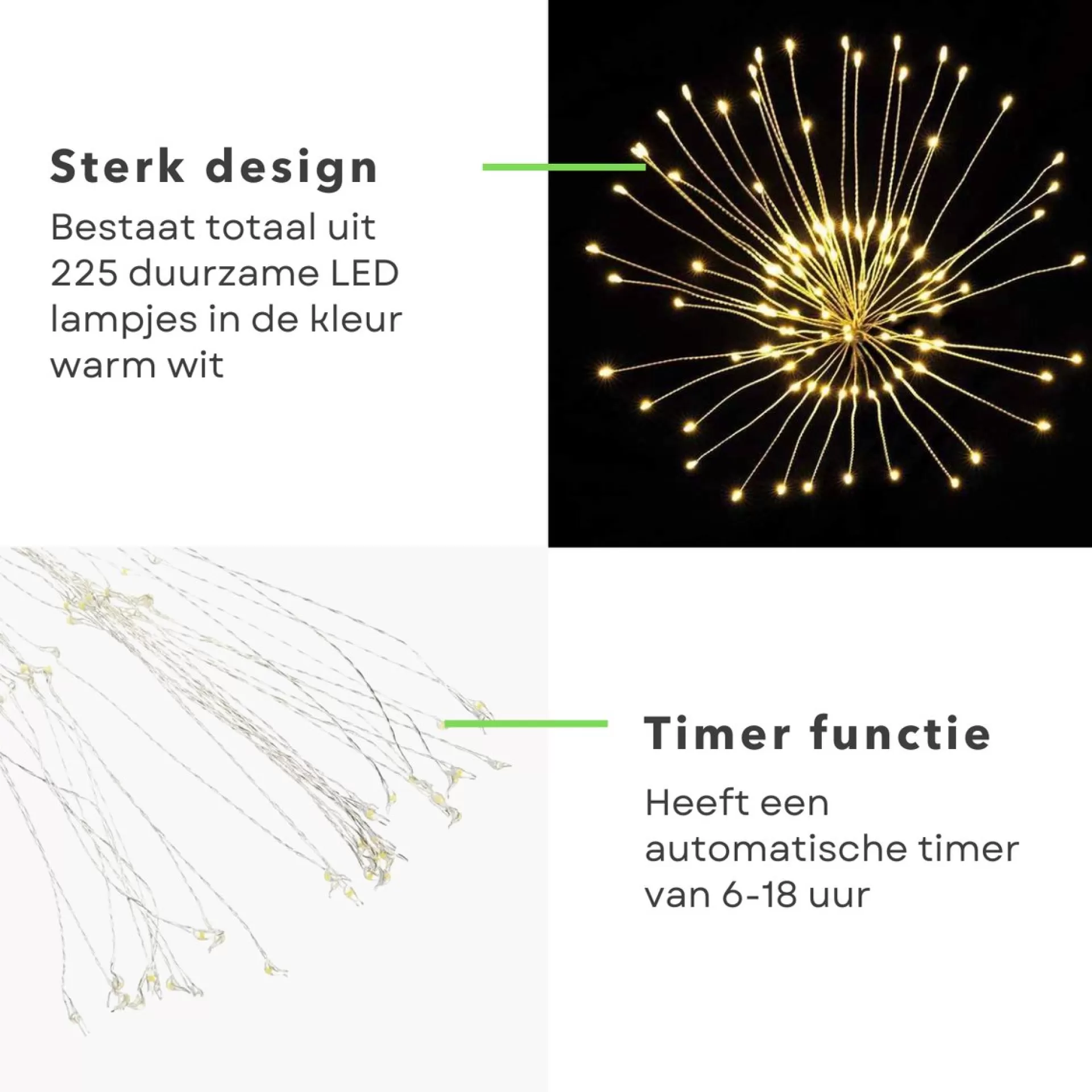 Cheqo ® Kerst Tuinlantaarn - Tuinlamp Met Grondspies - Tuinverlichting Kerst - Kerstverlichting - Tuinsteker Lamp - 5 Stuks - Met Timer - Op Batterijen Online