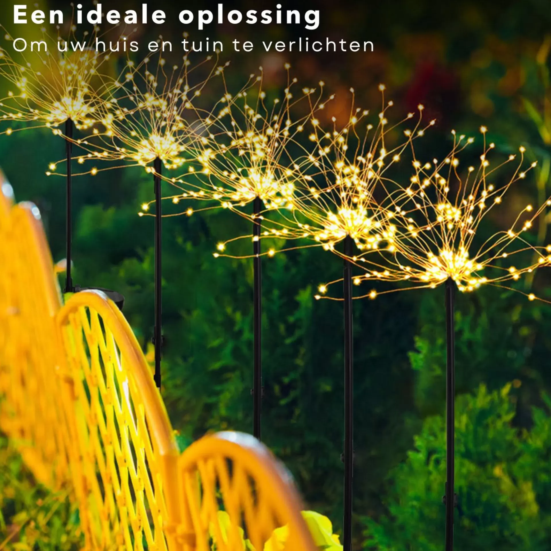 Cheqo ® Kerst Tuinlantaarn - Tuinlamp Met Grondspies - Tuinverlichting Kerst - Kerstverlichting - Tuinsteker Lamp - 5 Stuks - Met Timer - Op Batterijen Online