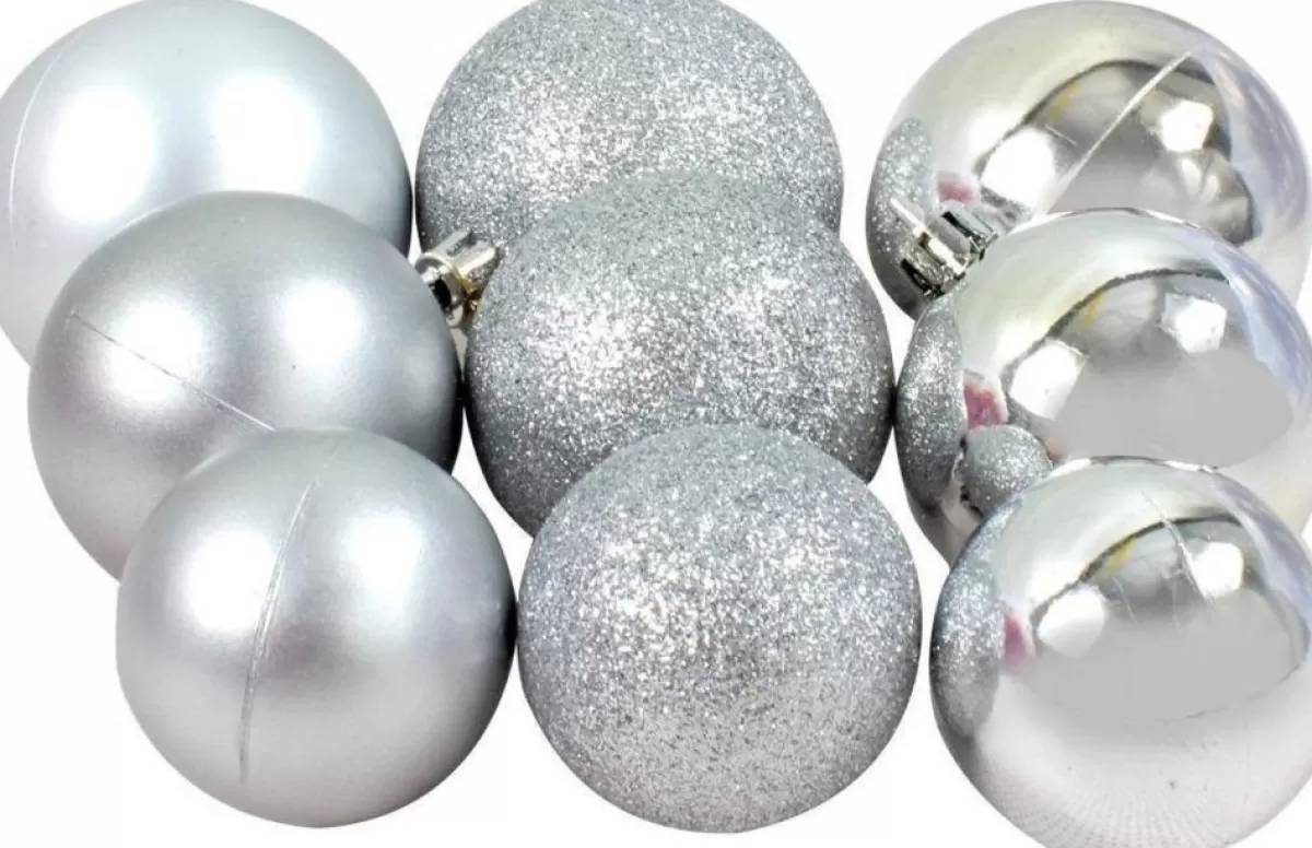 Christmas gifts Kerstboomversieringen> 70 Kerstballen In Opbergbox - Kunststof Kerstballen - O4/5/6 Cm - Mat/ Glanzend/ Glitter