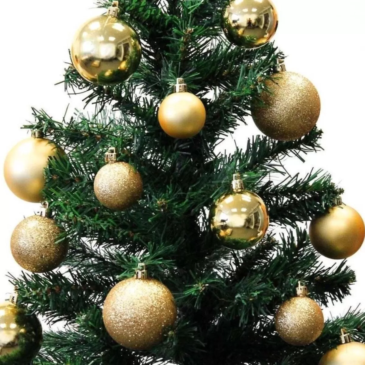 Christmas gifts Kerstboomversieringen> Kerstballen Set In Opbergbox - 70 Kerstballen - Plastic/Kunststof - O4/5/6 Cm - Mat/ Glanzend/ Glitter