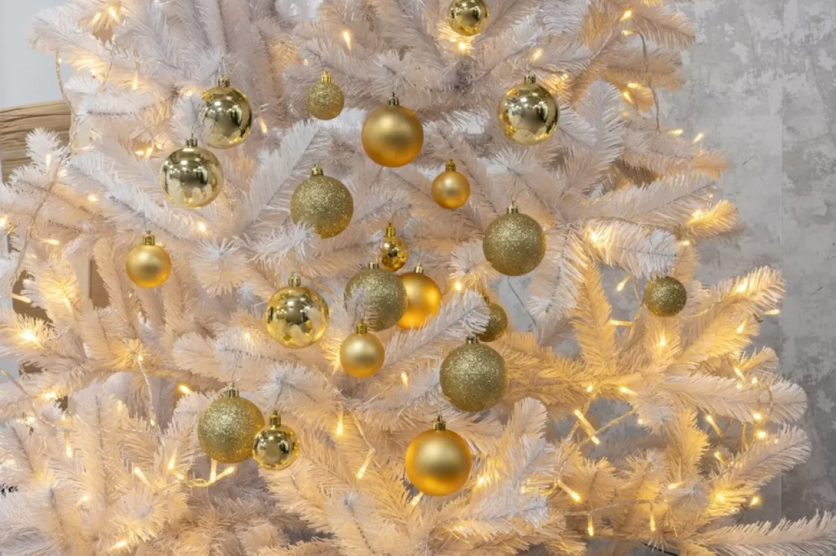 Christmas gifts Kerstboomversieringen> Kerstballen Set In Opbergbox - 70 Kerstballen - Plastic/Kunststof - O4/5/6 Cm - Mat/ Glanzend/ Glitter