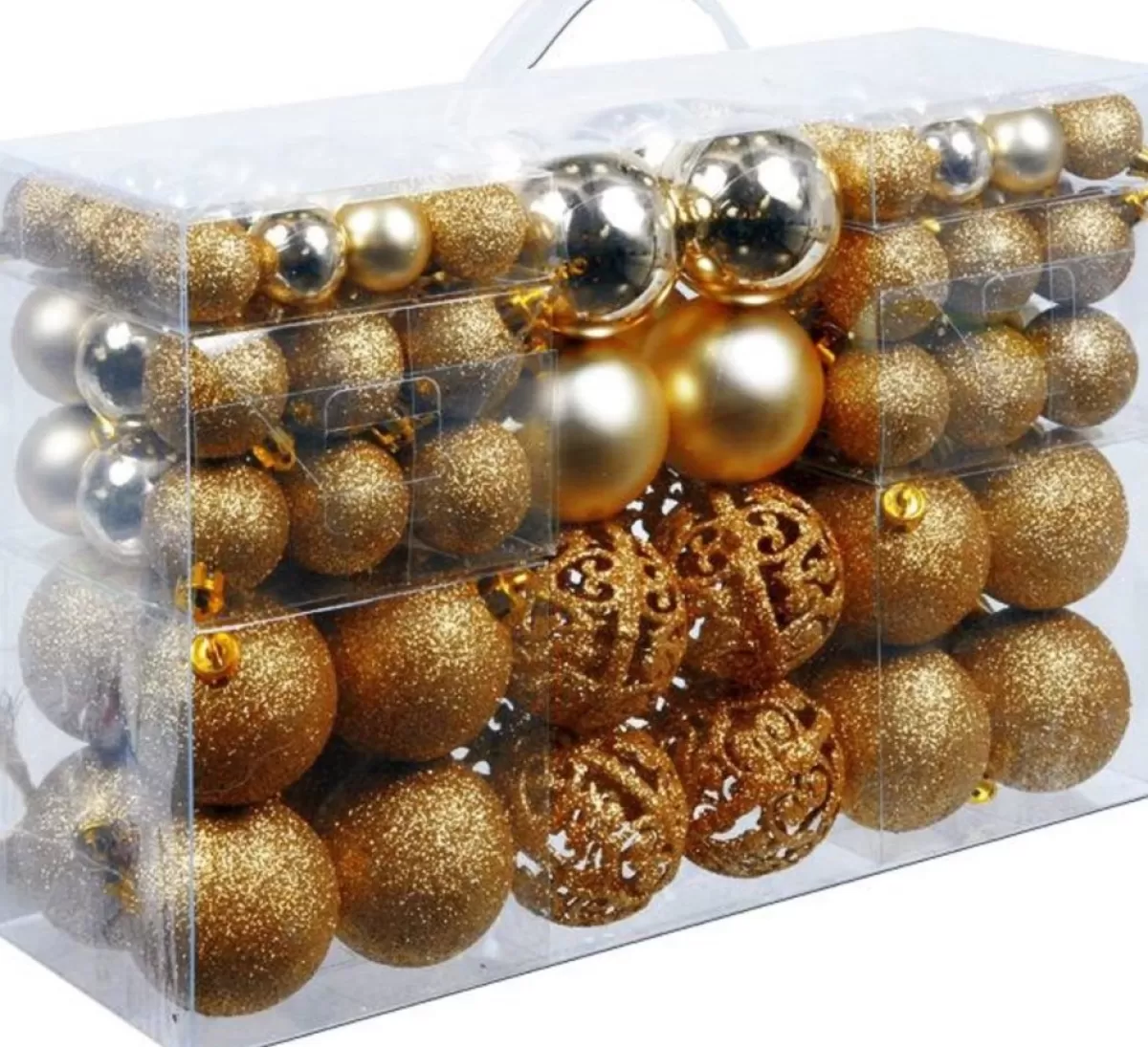 Christmas gifts Kerstboomversieringen> Kerstballenset - 100 Stuks - 3/4/6Cm