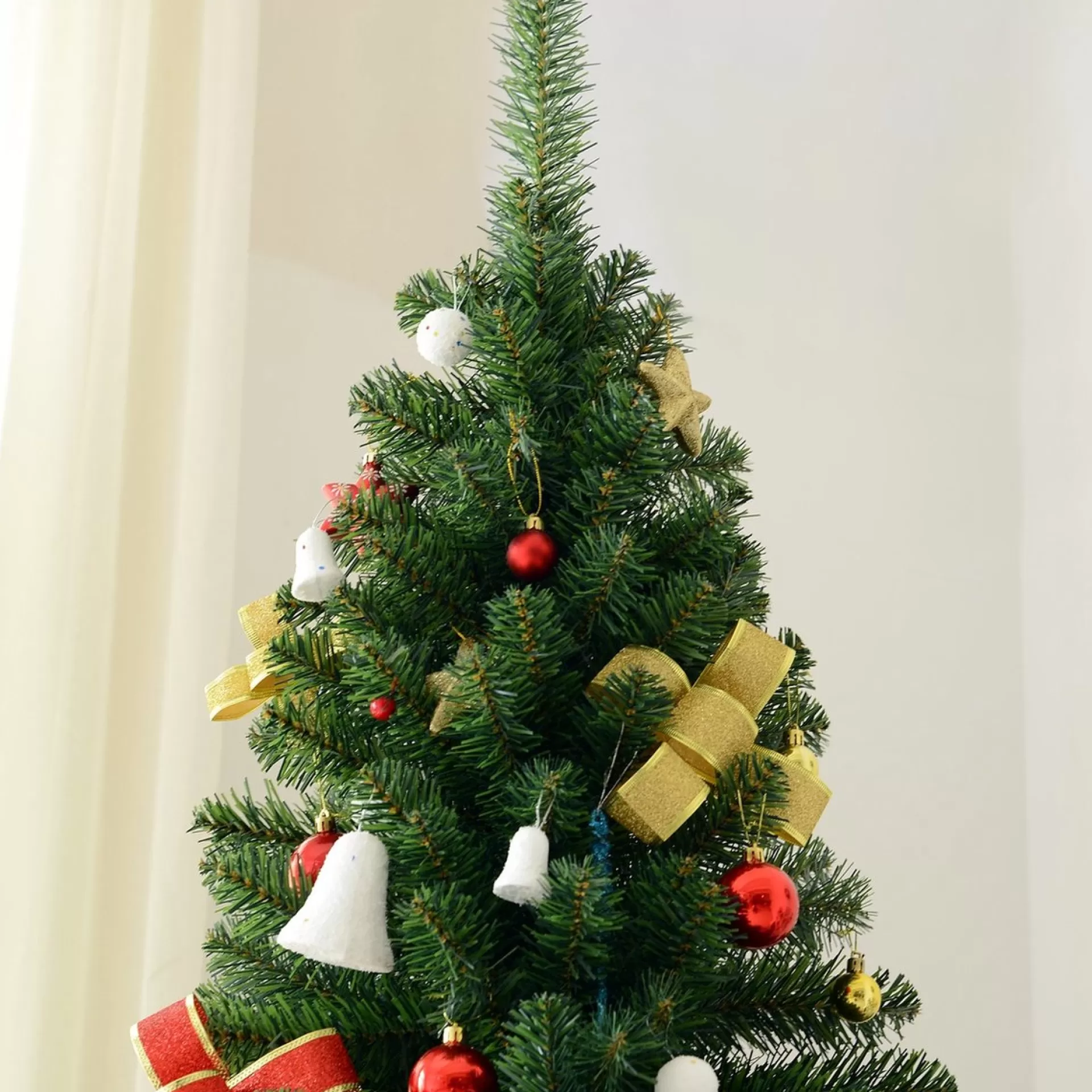 ChristmasGoodz - Kunstkerstboom - Smalle Kunstkerstboom - Smalle Kerstboom - Volle Boom 210 Cm Shop