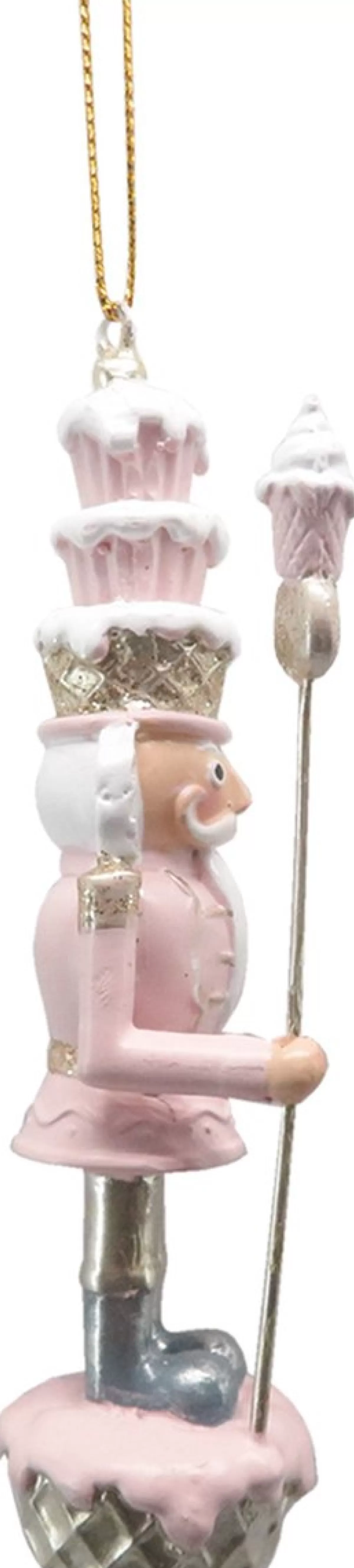 Clayre u0026 Eef Kersthanger>Clayre & Eef Kersthanger Notenkraker 11 Cm Kunststof Kerstdecoratie