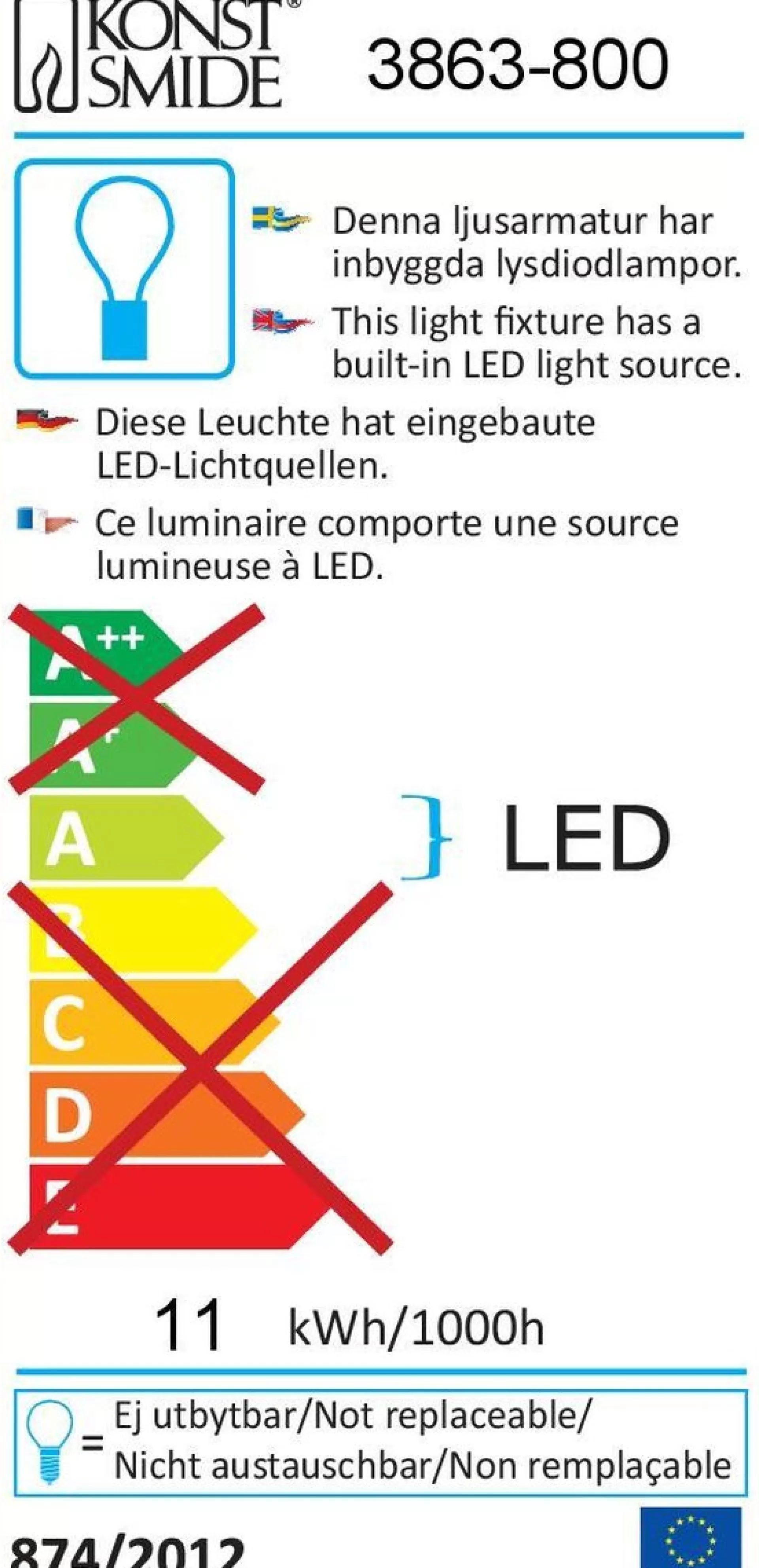 Konst Smide Clusterverlichting Voor Binnen En Buiten - 8 Functies - 960 Leds – 2100K Amber – 7,2 Meter – Kerstverlichting – Ip44 – Incl. Transformator Shop