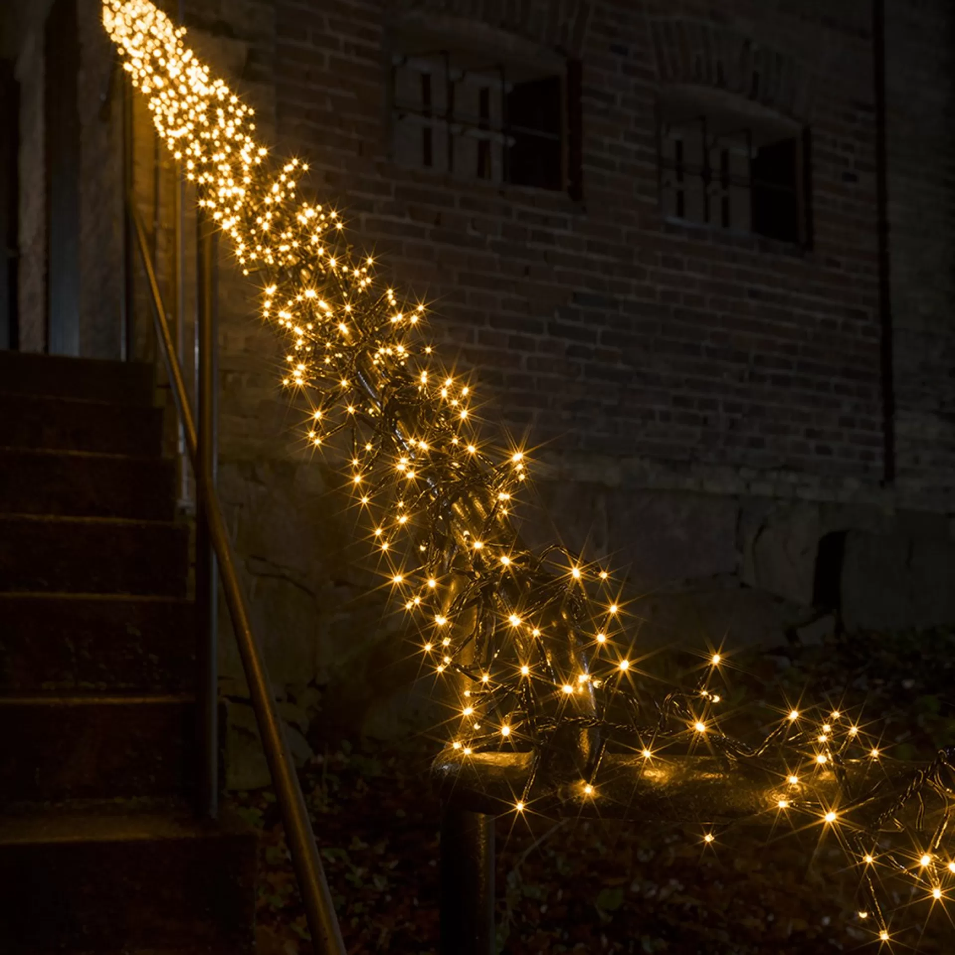 Konst Smide Clusterverlichting Voor Binnen En Buiten - 8 Functies - 960 Leds – 2100K Amber – 7,2 Meter – Kerstverlichting – Ip44 – Incl. Transformator Shop