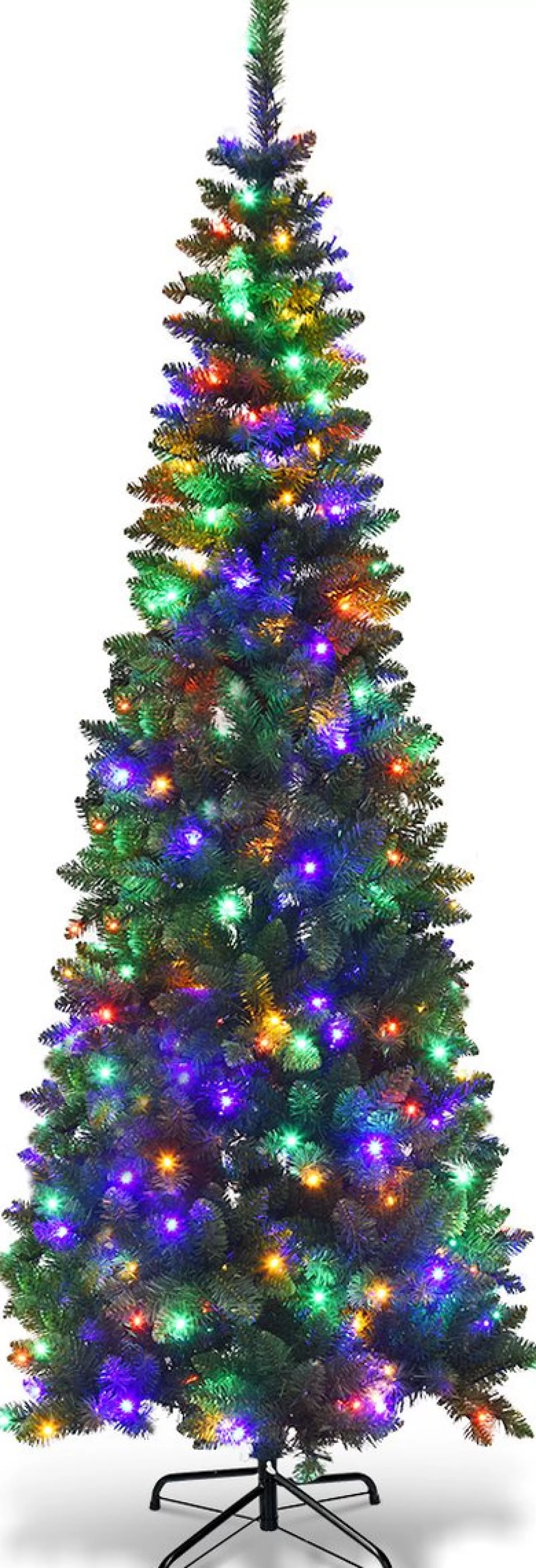 COAST™ Coast Kerstboom - 1085 Takken En 350 Kleurrijke Led -Lichten - 225 Cm New