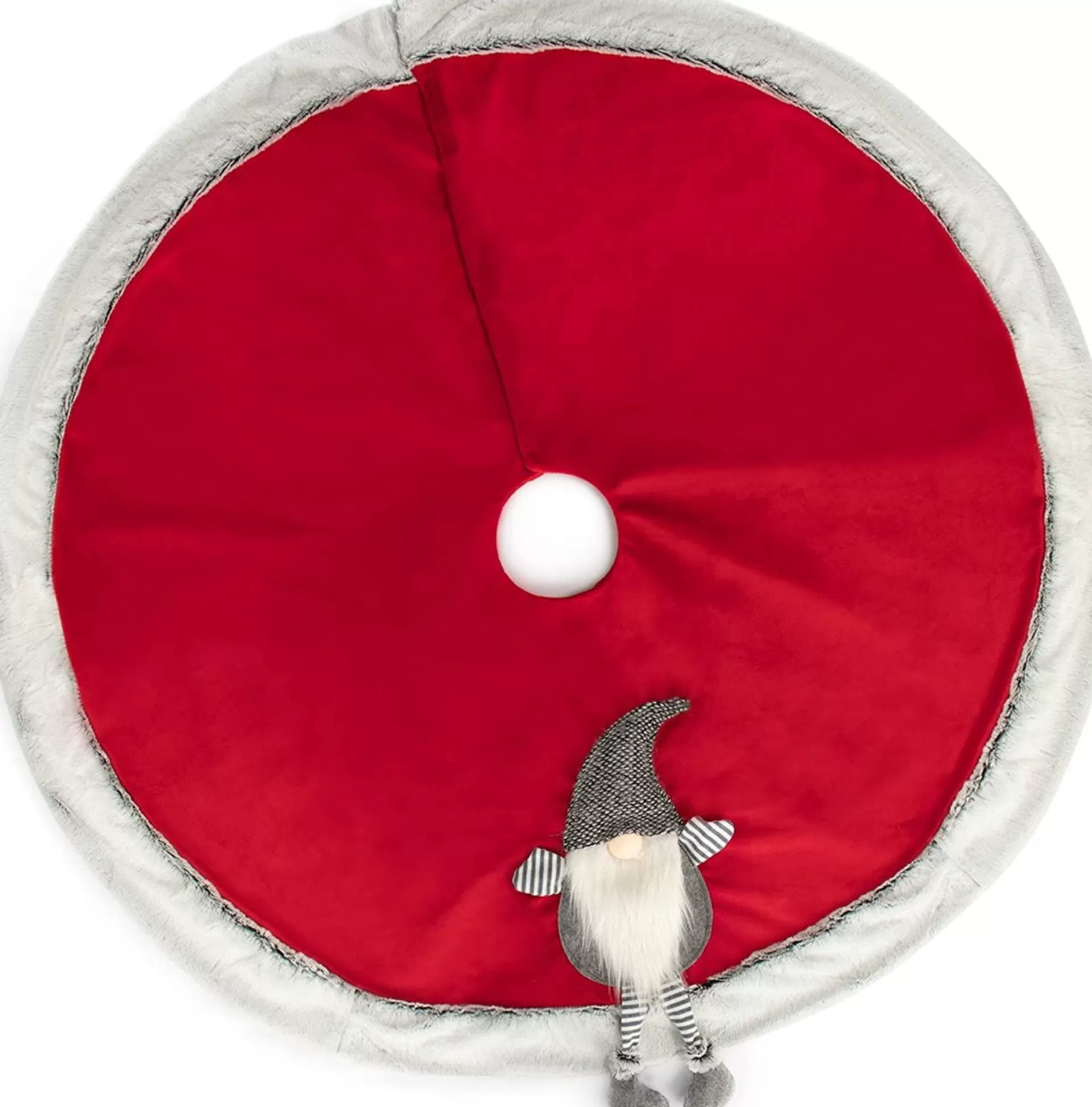 com-four ® Premium Kerstboomdeken Ter Bescherming Tegen Dennennaalden - Ronde Kerstboomdeken Voor In De Kerstboom - Ondertapijt Met Kerstelfen Discount