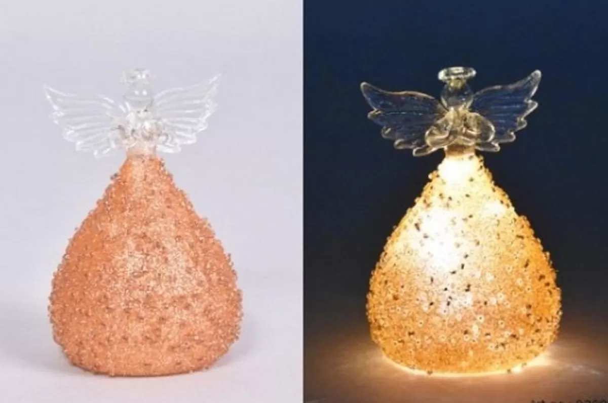 Daan Kromhout Design Kerstbeelden>Daan Kromhout - Led Engel Glas Copper