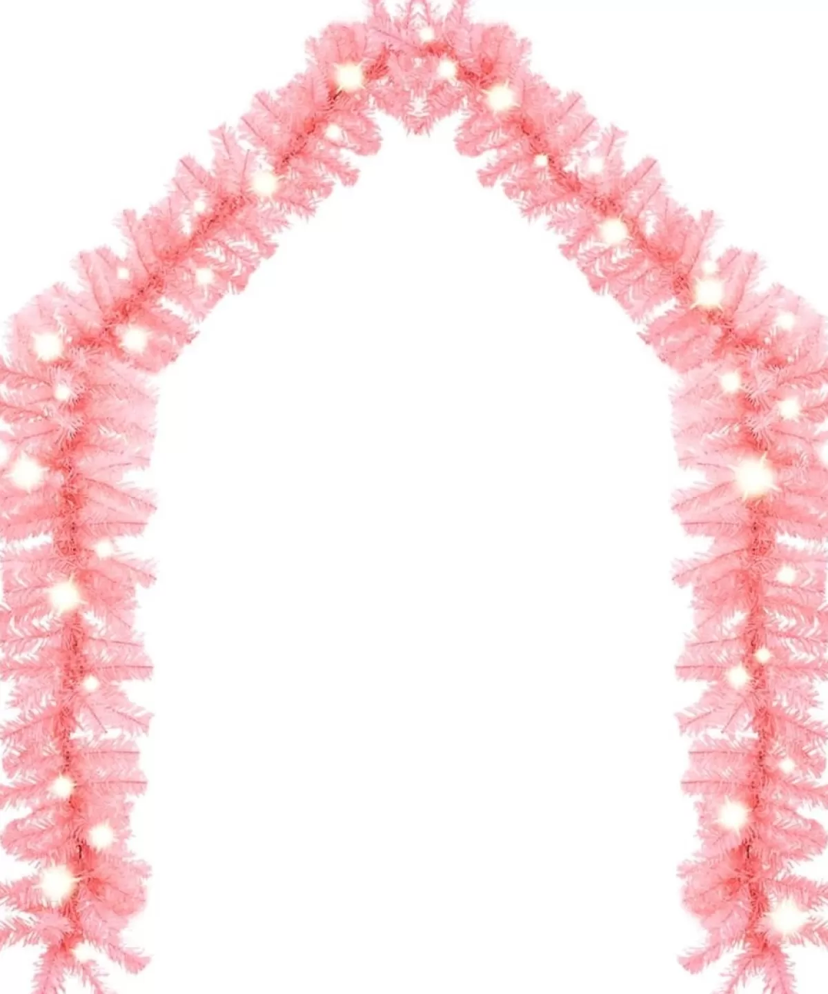 Decoways Guirlandes> - Kerstslinger Met Led-Lampjes 5 M Roze