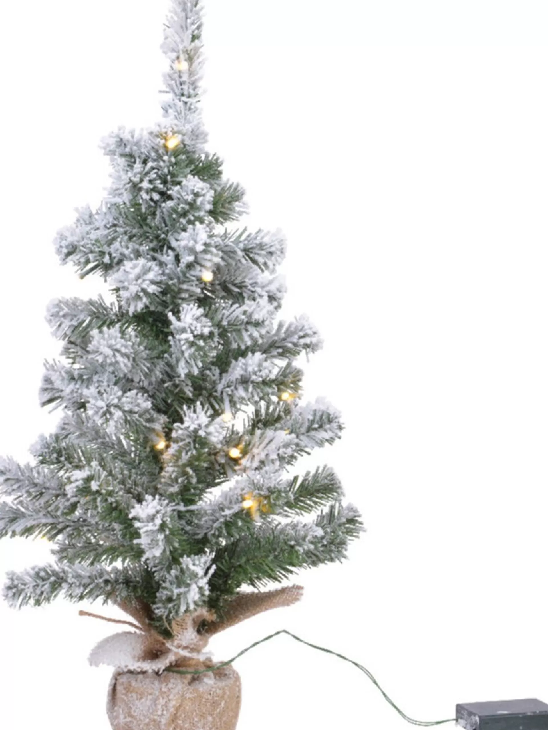 Everlands - Mini Kerstboom - Met Sneeuw - Met Verlichting - 75 Cm Shop