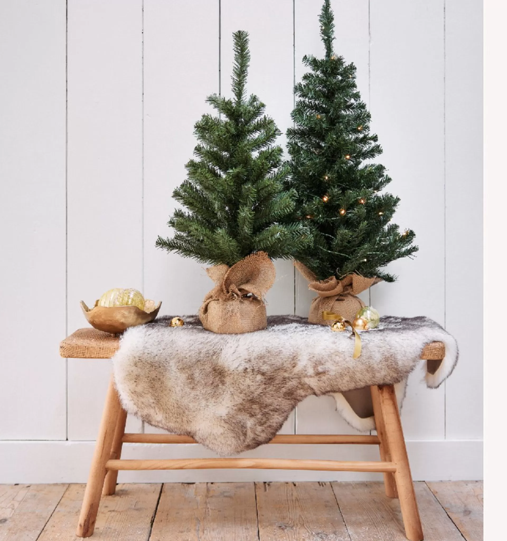 Everlands Kerstboom/Kunstboom - In Jute Zak - 60 Cm Shop