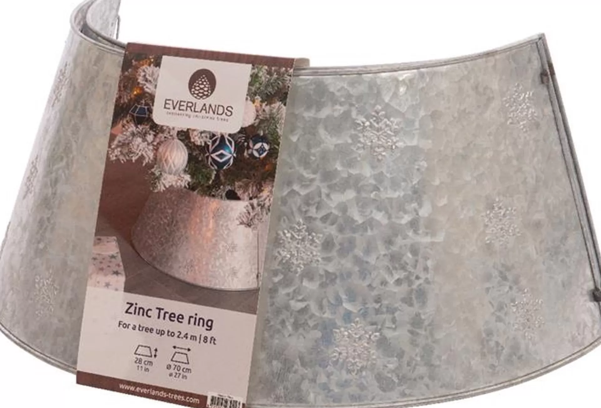 Everlands Kerstboomring Zink Dia70Cm Store