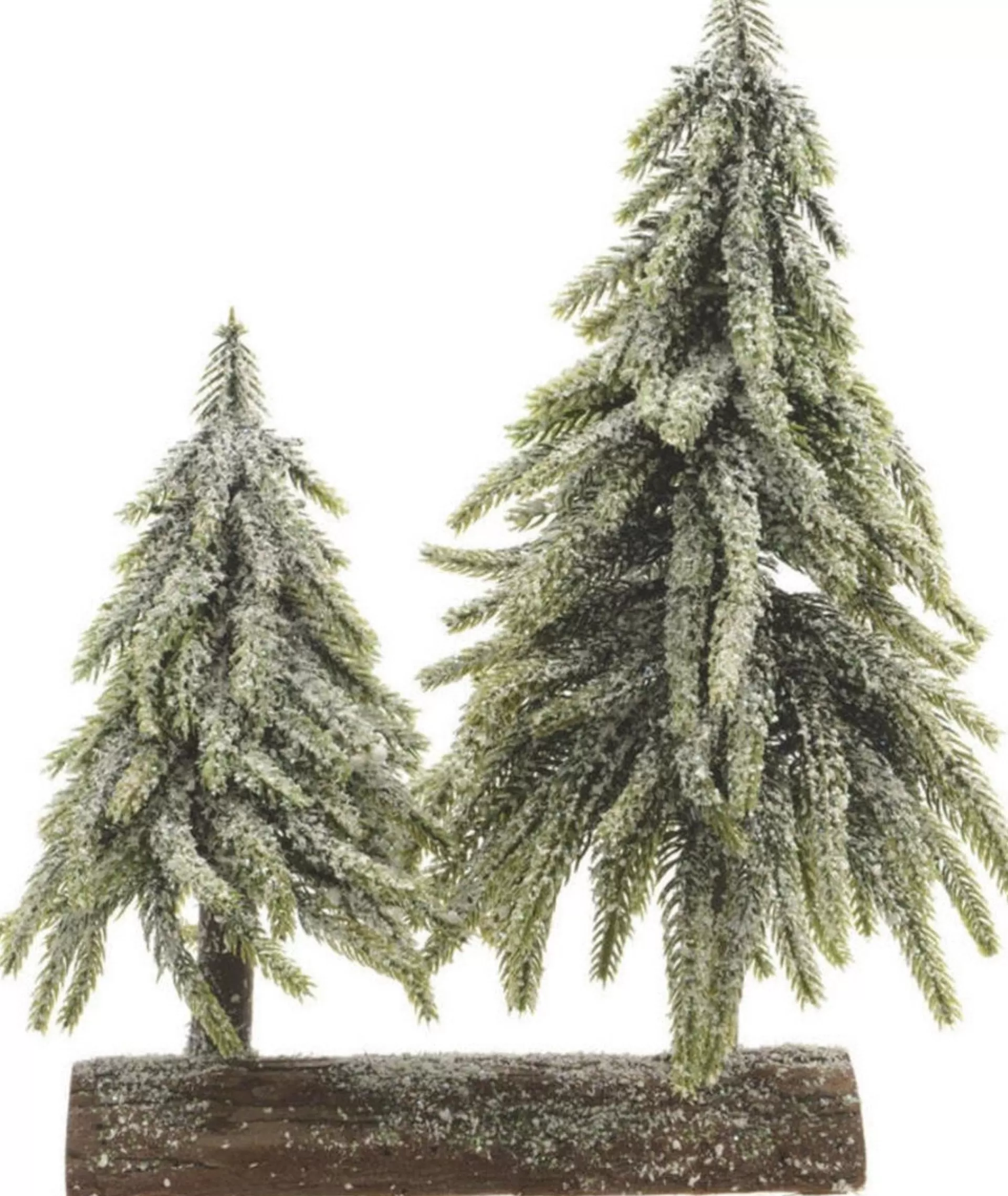 Everlands Mini Bomen Op Stronk - Kerstboom - 28X16X28 Cm Groen Tips 218 Best Sale