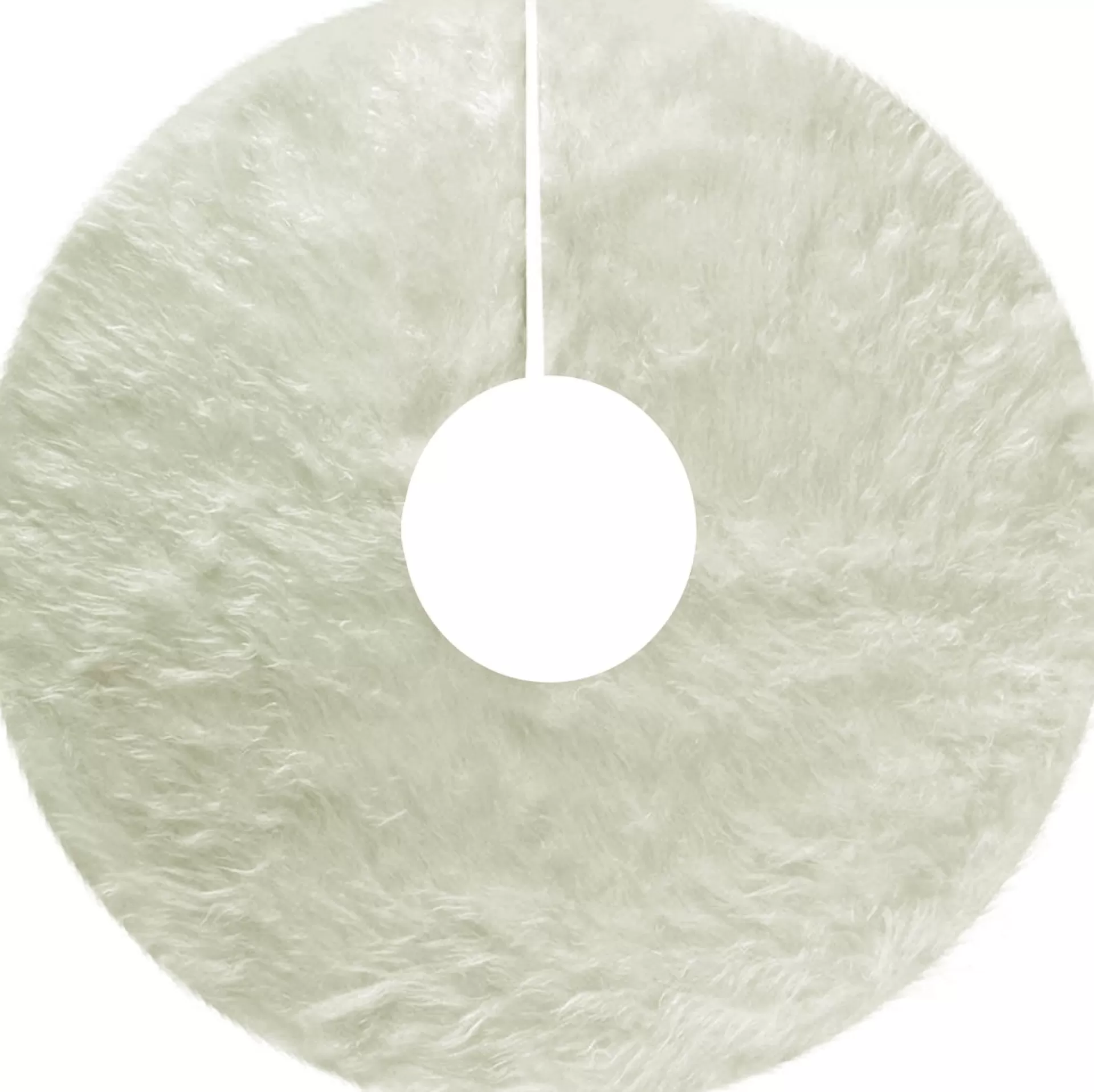 Arte r Flexibele Kerstboom Rok/Kleed Voor De Kerstboom Harige Stof Creme Wit 120 Cm - Kerstboomrokken Best