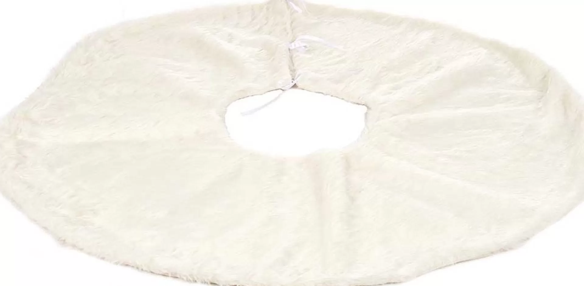 Arte r Flexibele Kerstboom Rok/Kleed Voor De Kerstboom Harige Stof Creme Wit 120 Cm - Kerstboomrokken Best
