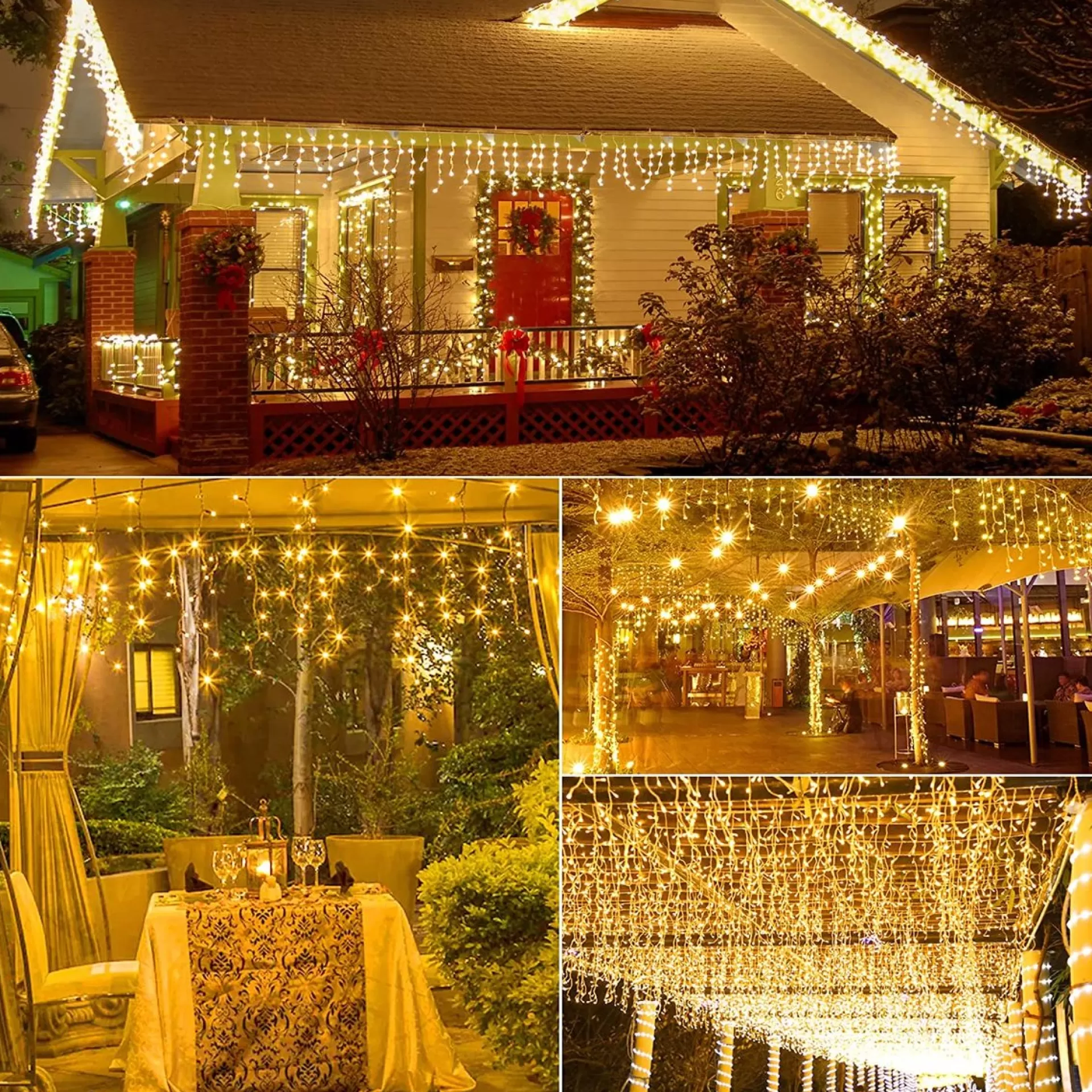 Giftmas Ijspegel Verlichting - Verlichting Voor Buiten & Binnen – 120 Led's – 4M - Koppelbaar Tot 12M Outlet