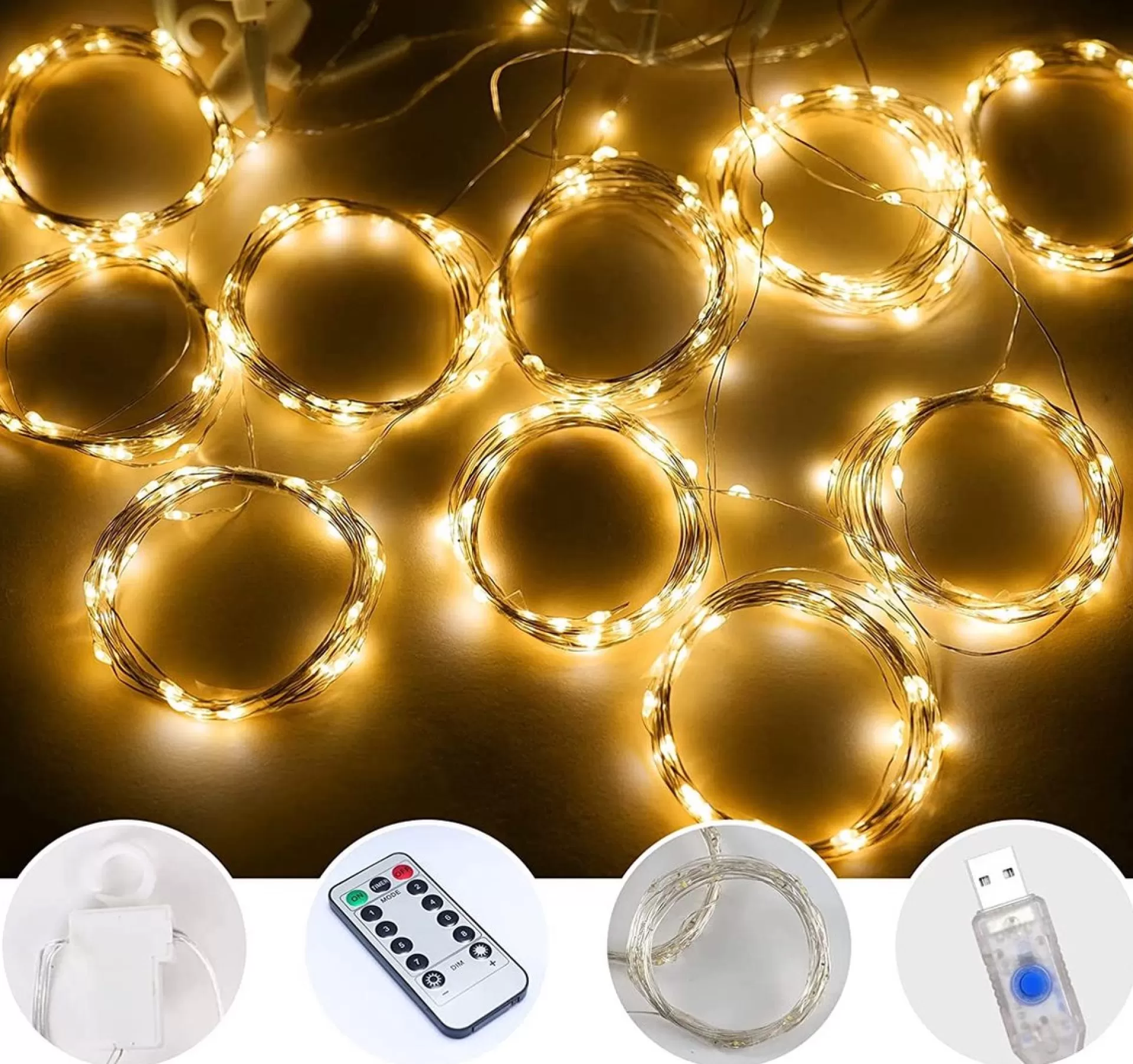 Giftmas Led Lichtgordijn – Verlichting Voor Buiten & Binnen – Inclusief Afstandsbediening - 300 Led's – 3X3M Sale