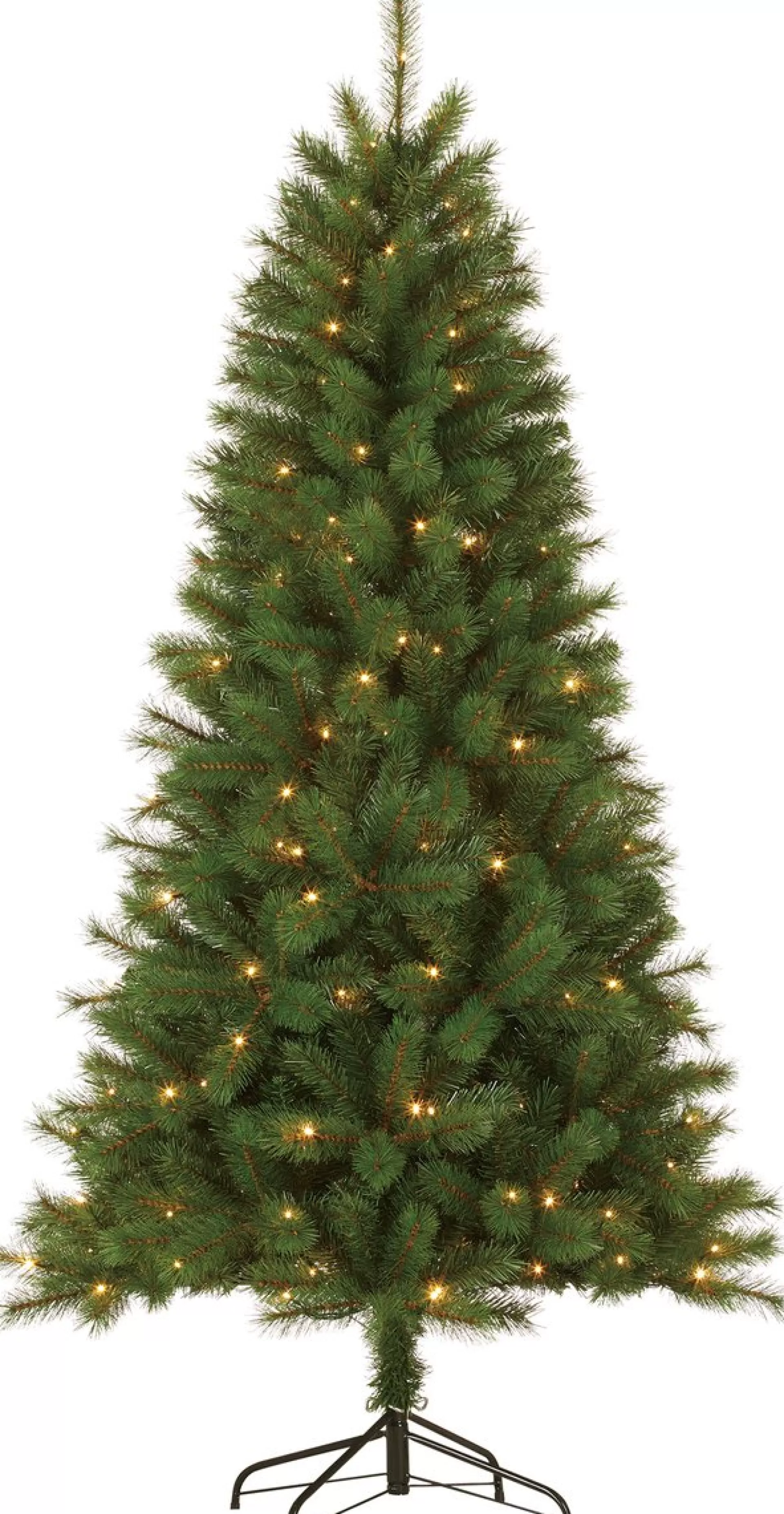 Giftsome Kunstkerstboom Met Verlichting - Kerstboom Met Led Verlichting - Opvouwbare Takken - Warm Wit Licht - 185 Cm - Lichtboom 140 Led Lampjes - Boom Voor Binnen - Groen Best