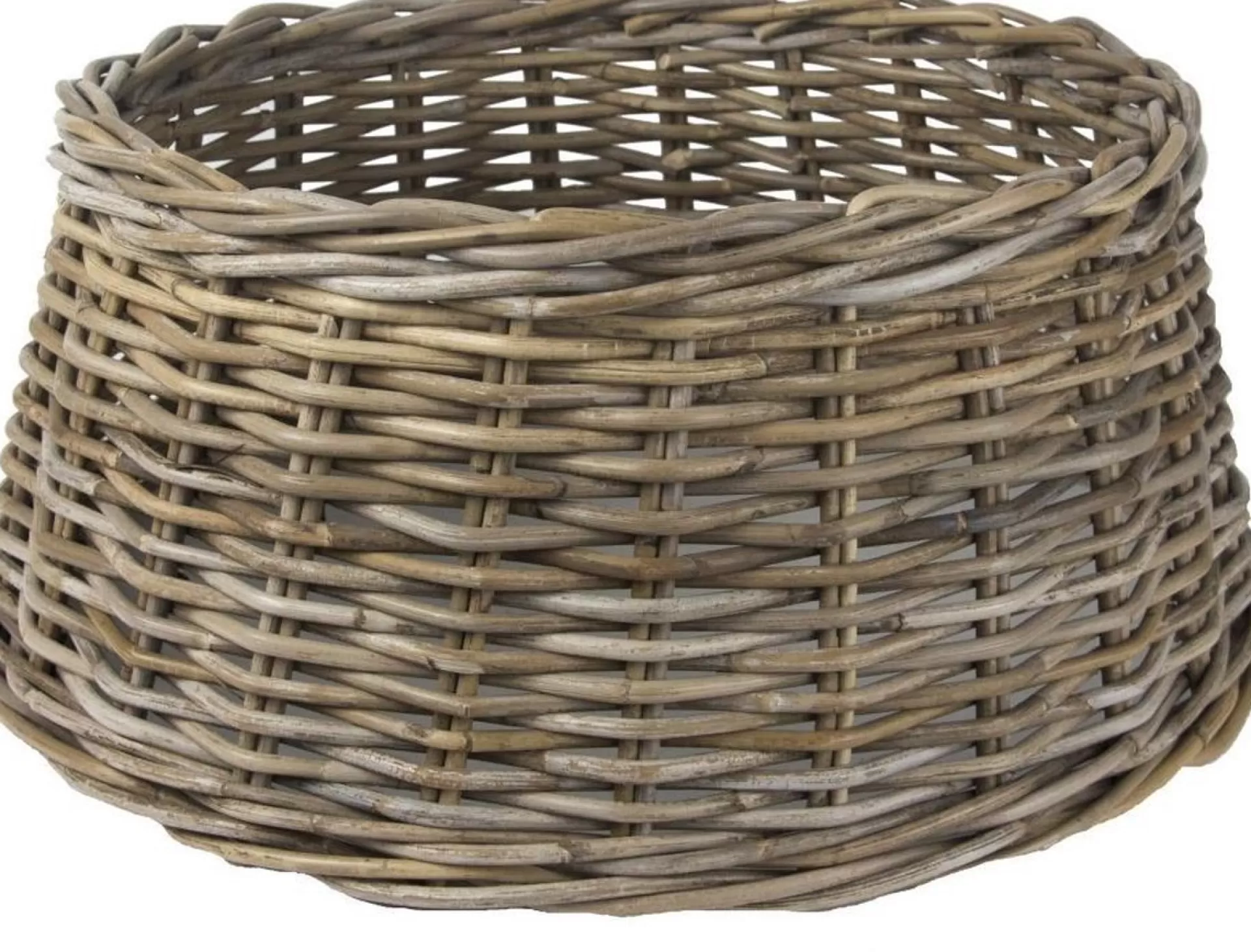 Nnice Grey Rattan Kerstboomkraag H26Xd50/60Cm Cheap