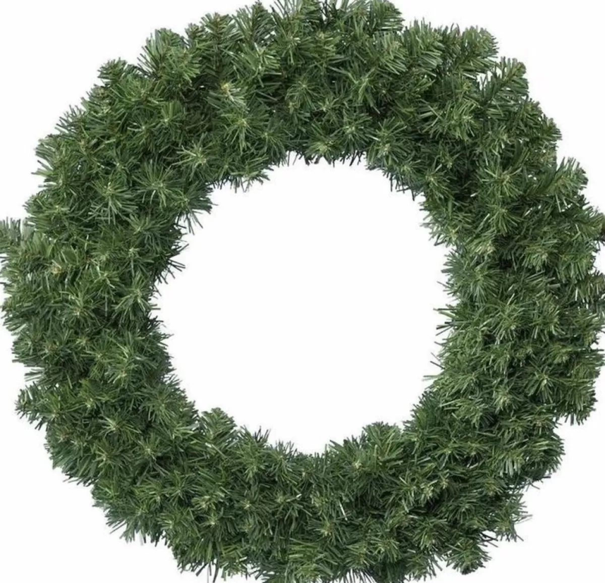 Decoris Kerstkransen>Groene Kerstkrans / Dennenkrans 60 Cm Kerstversiering - Dennenkransen/Kerstkransen/Deurkransen