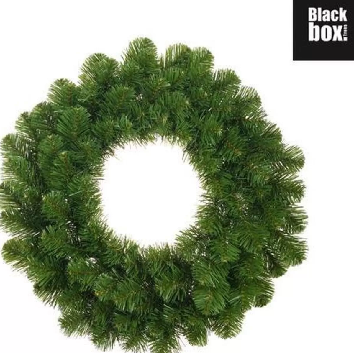 Black Box Kerstkransen>Groene Kerstkransen/Deurkransen 45 Cm - Kerstversiering/Kerstdecoratie Kransen/Voordeur Kransen