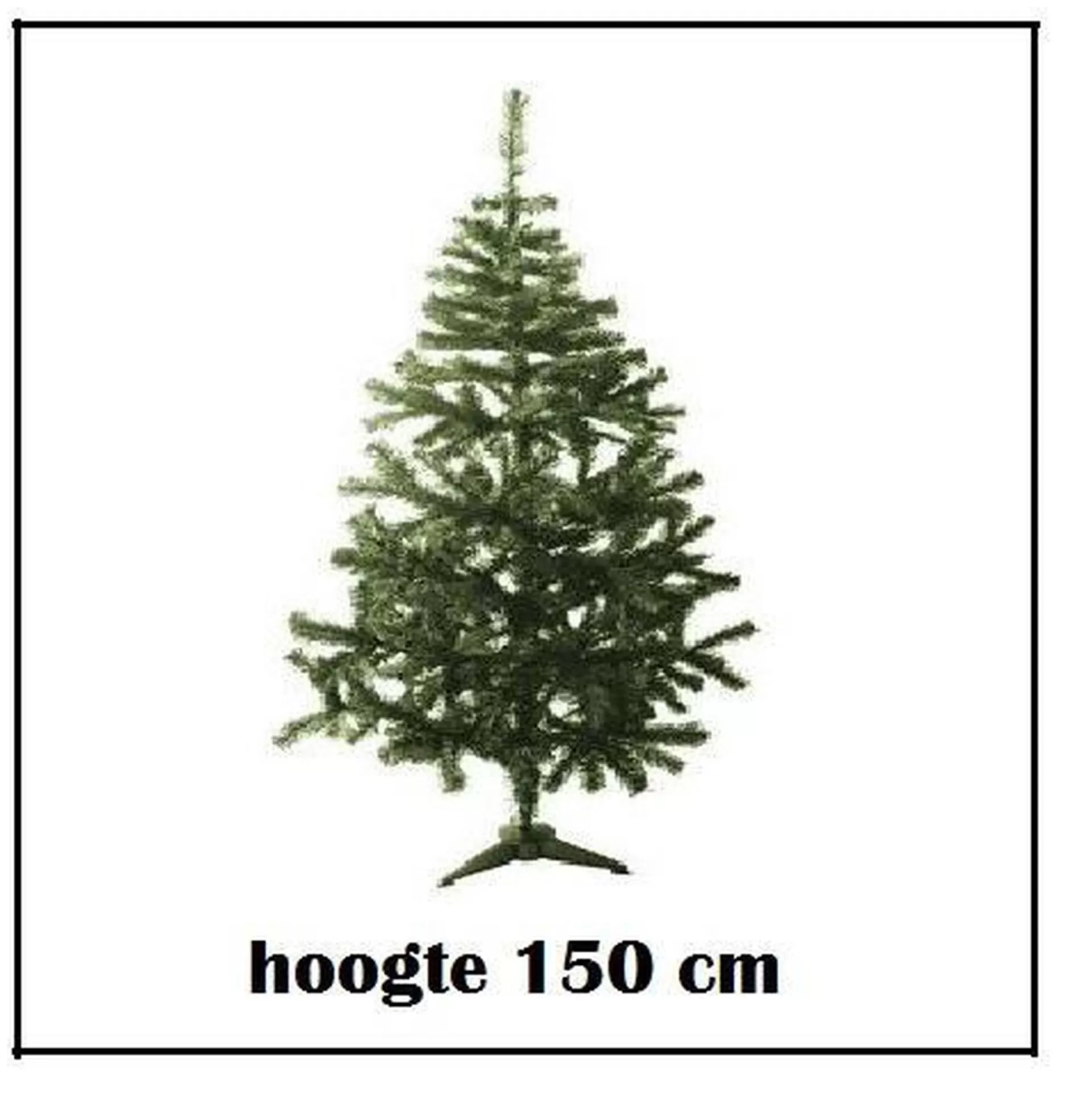 Merkloos Groene Kunstkerstboom 150 Cm Met Standaard , 290 Tips Online