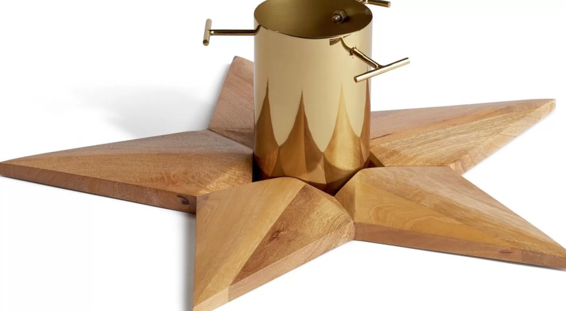 Habitat 52Cm Houten Kerstboomstandaard - Bruin Kerstboomvoet Binnen En Buiten. Clearance