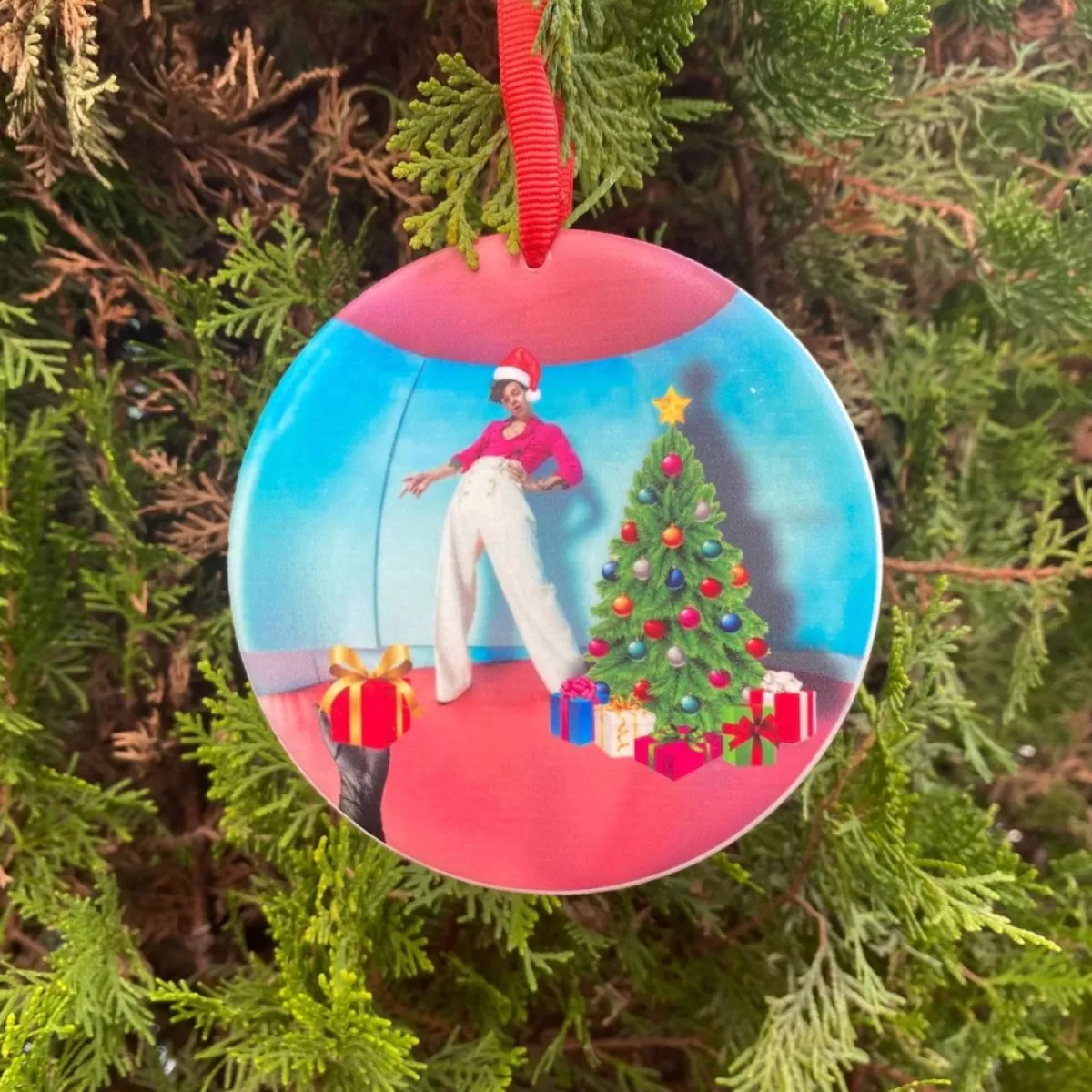 Merkloos Kersthanger>Harry Styles Kerstversieringen, Kerstcadeaus, Kersthanger, Harry Merch Kerstversiering ,Christmas Ornaments Holiday Decor