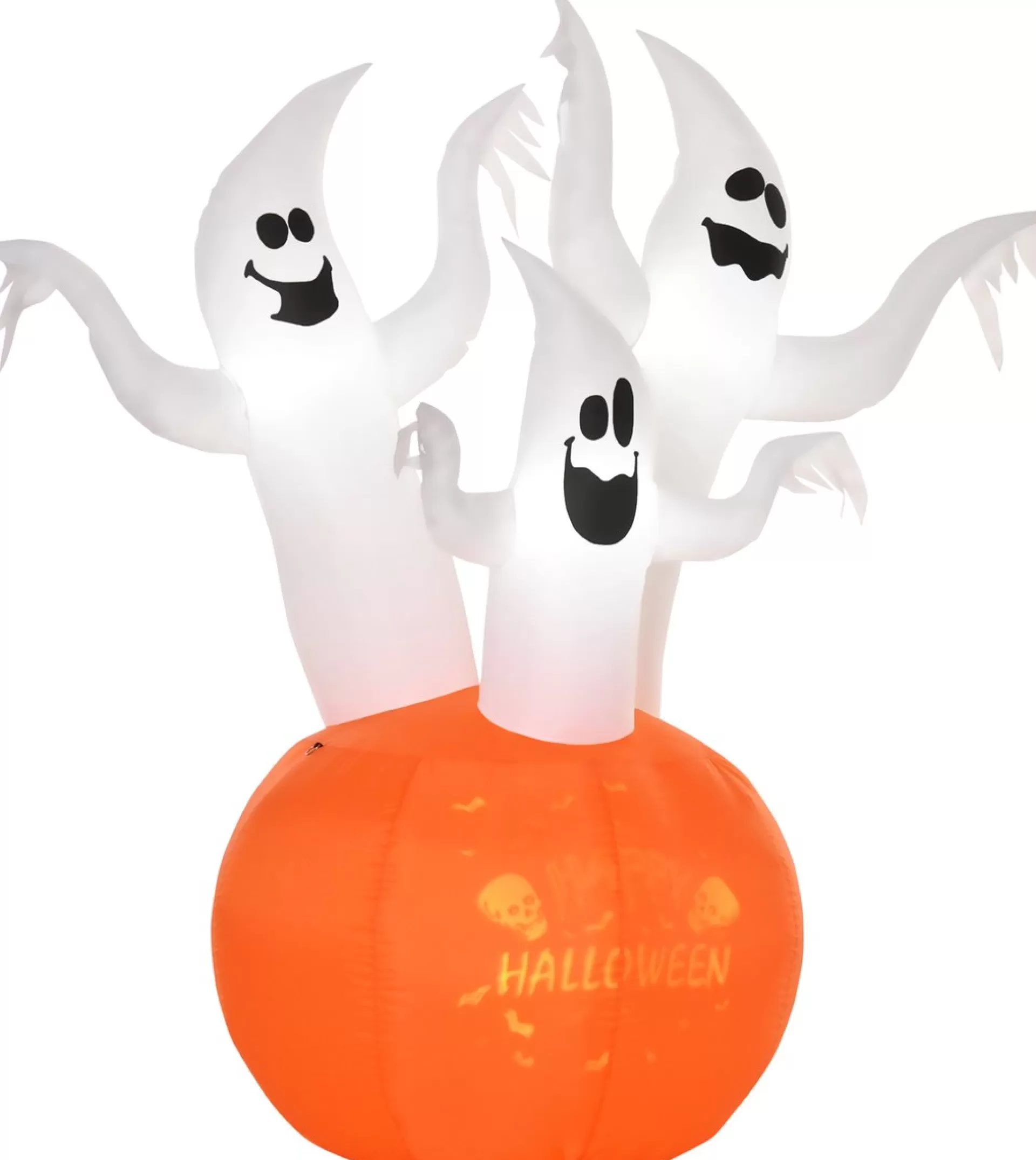 Homcom Opblaasbaar Halloween-Spook Met Pompoen En Lichtjes 844-400 Shop