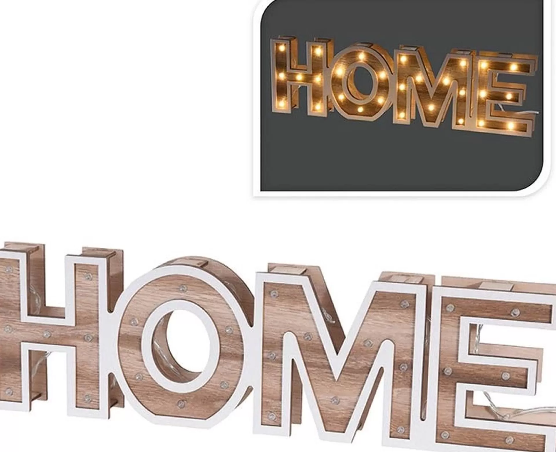 Homeu0026Styling Home - Houten Letters - 38Cm - 28 Led Discount