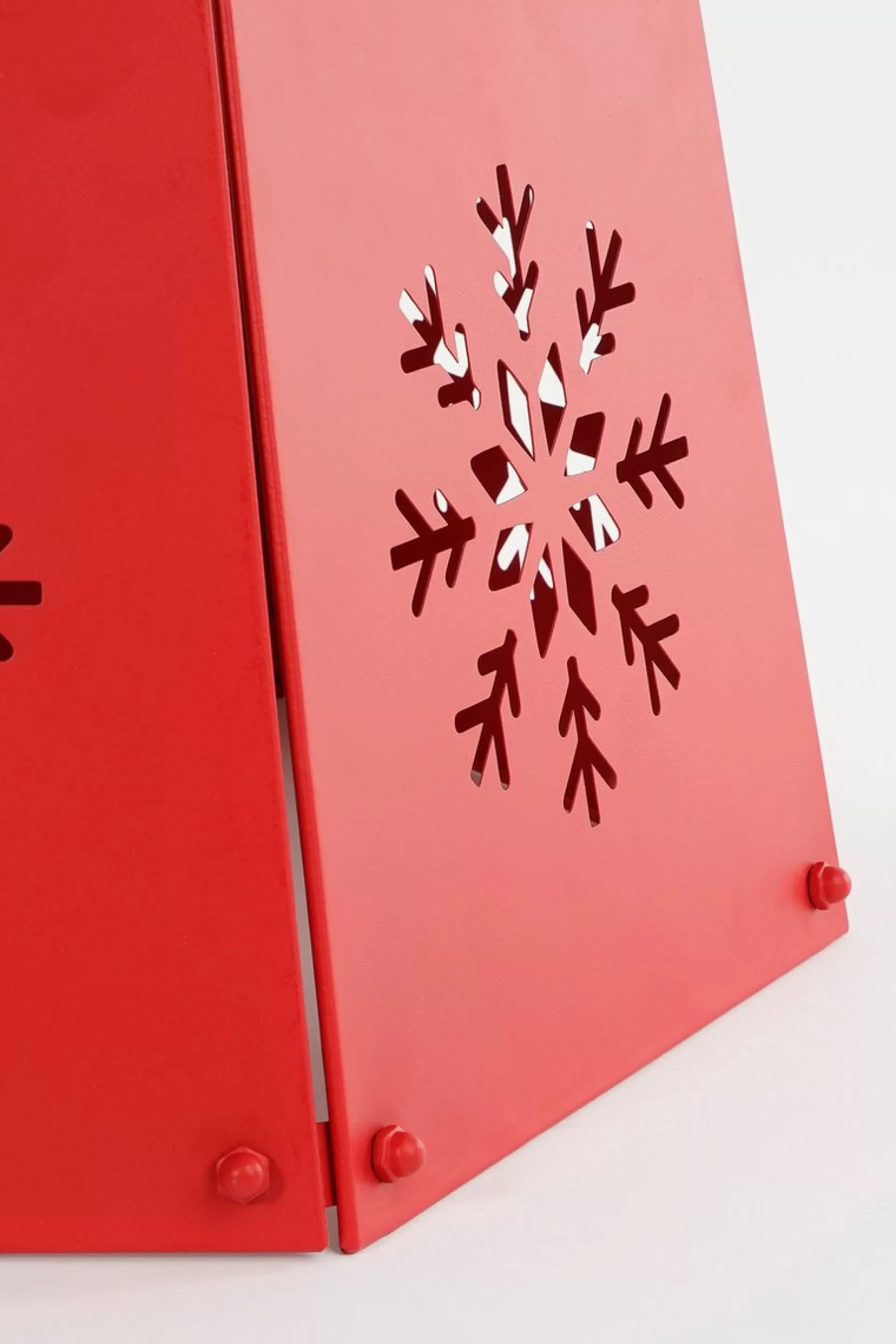 House of Seasons Kerstboomrok - L58 X B50,5 X H26 Cm - Metaal - Rood Shop