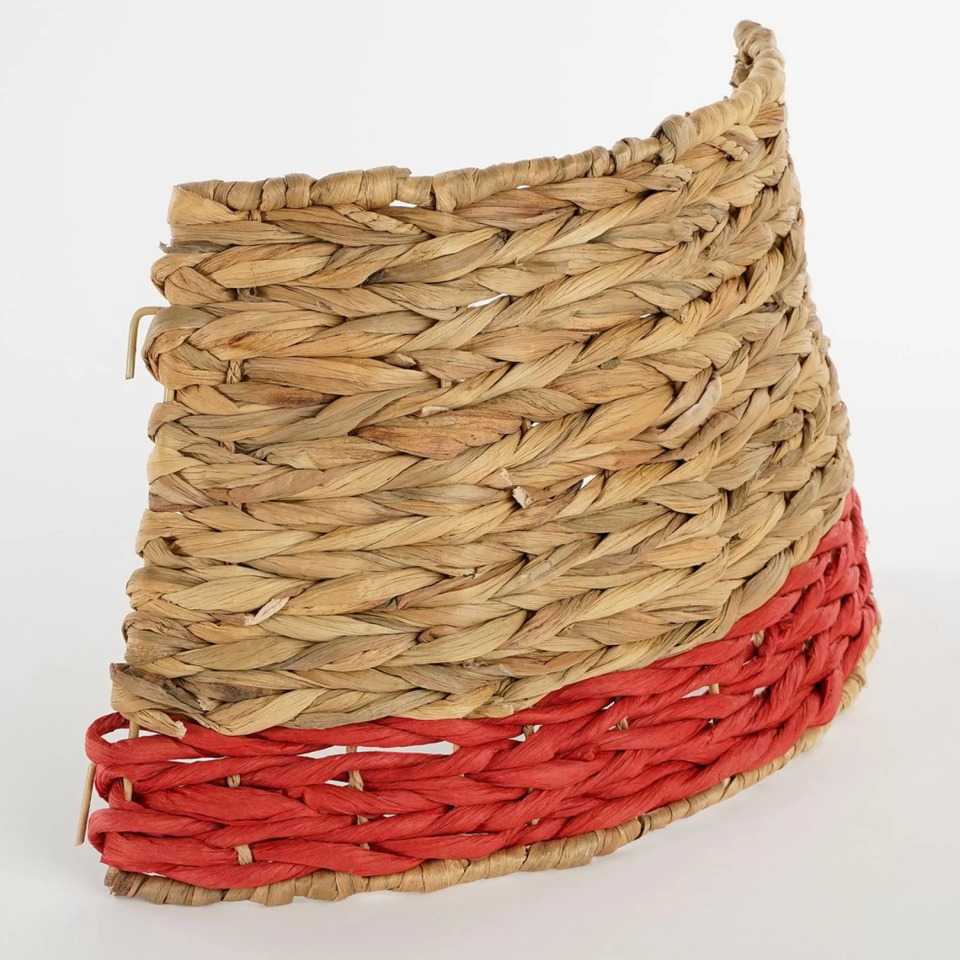 House of Seasons Kerstboomrok Opvouwbaar - H26 X O58 Cm - Zeegras - Rood Clearance