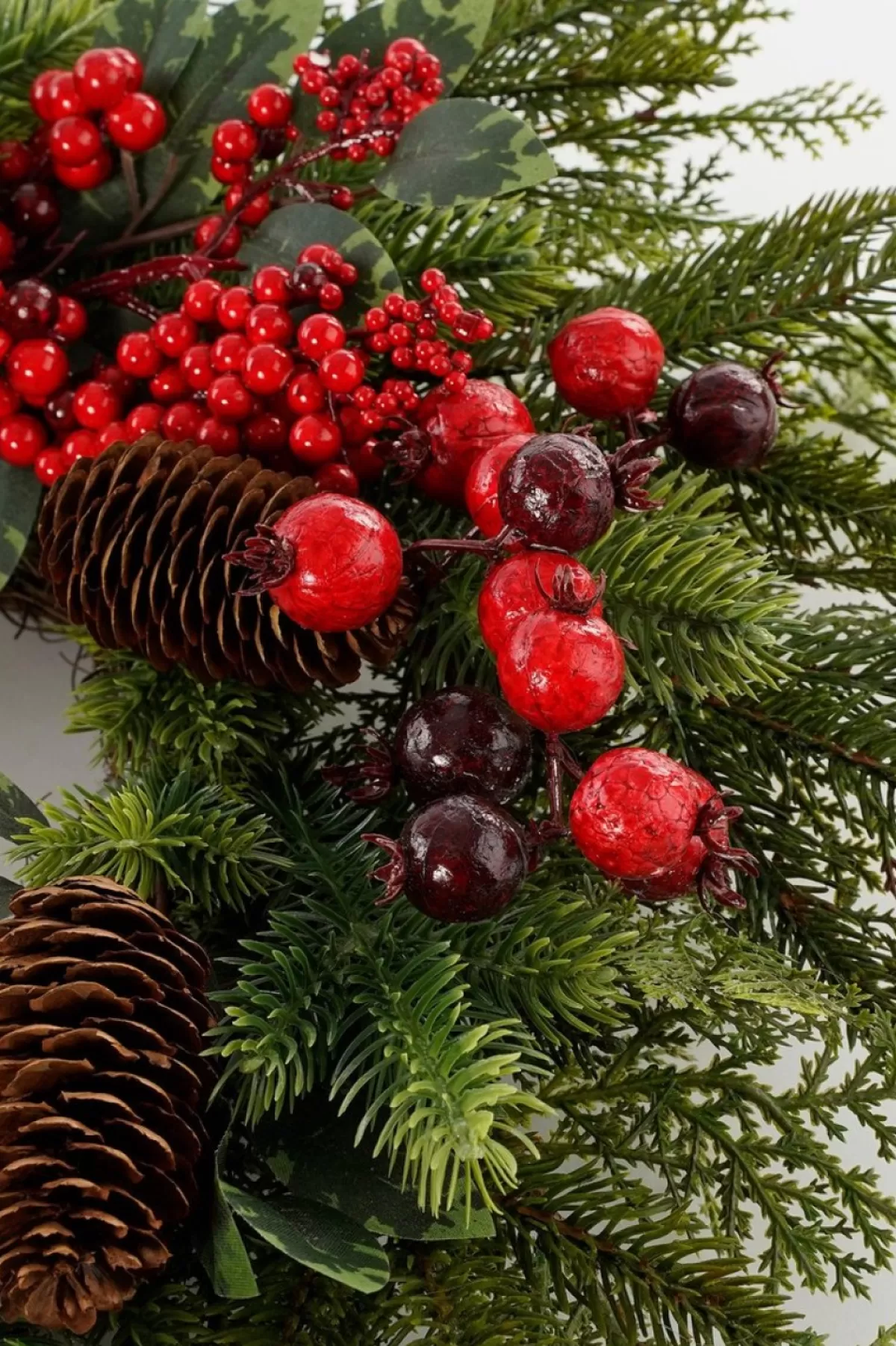 House of Seasons Kerstkransen> Kerstkrans - O50 Cm - Rood