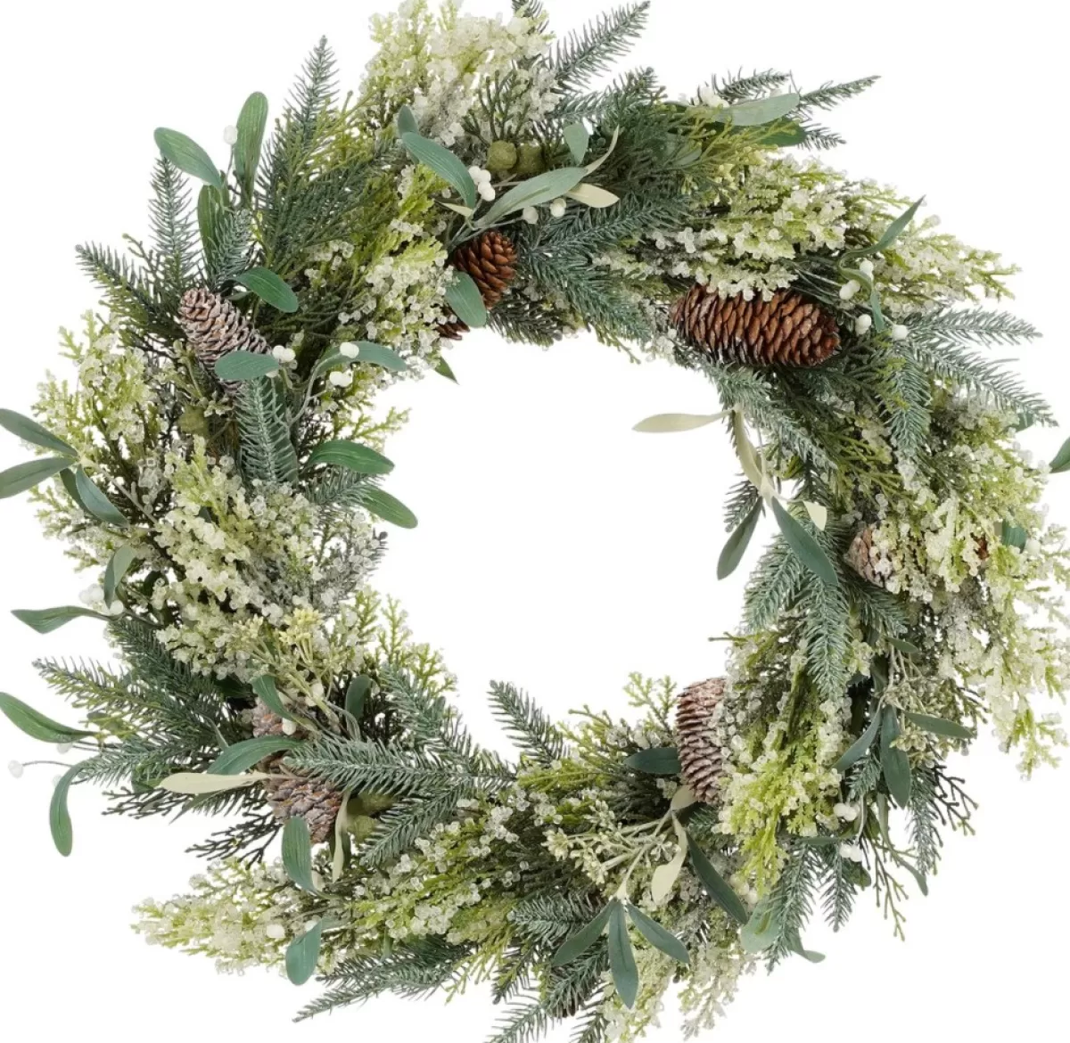 House of Seasons Kerstkransen> Vamor Kerstkrans - O50 Cm - Groen