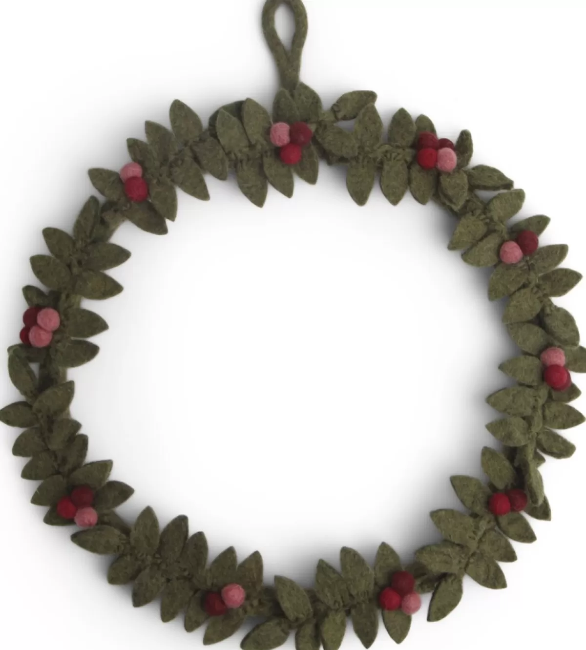 * Kerstkransen>Hulst & Besjes Kerstkrans Van En Gry & Sif - Fair Trade Gemaakt Van Vilt