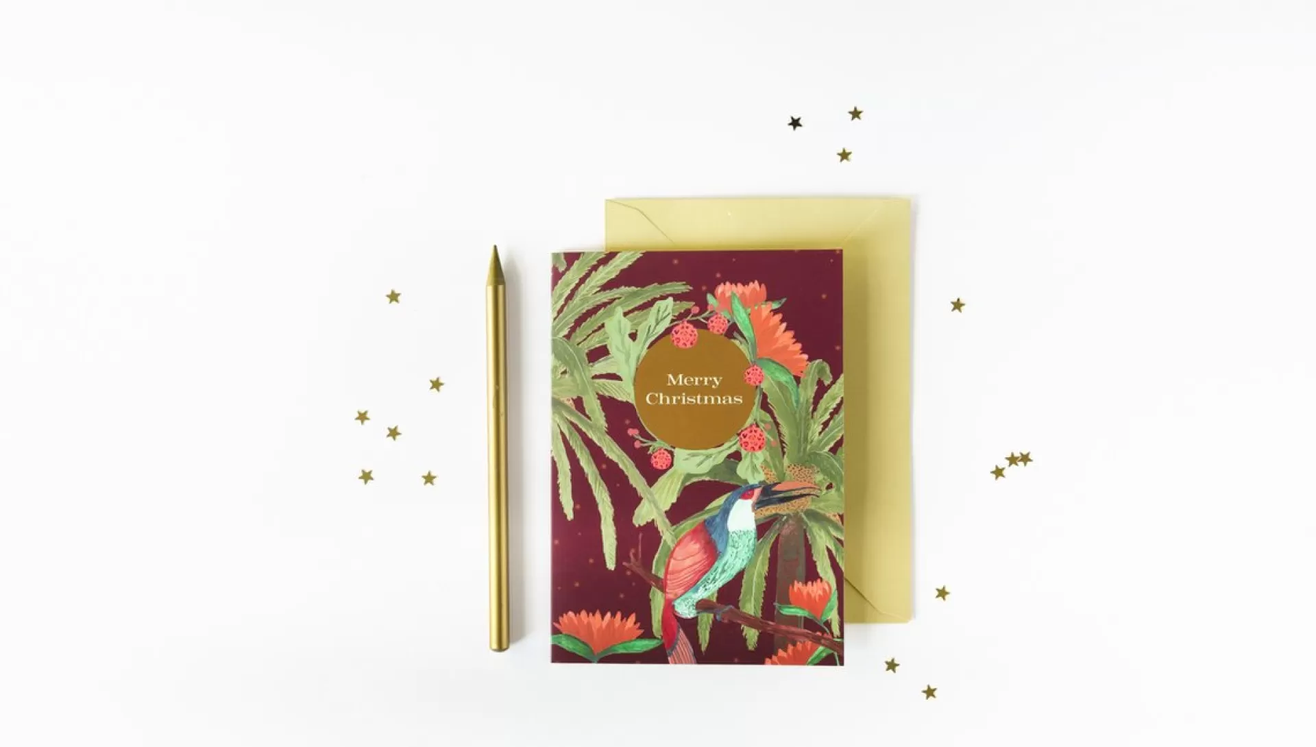A-Journal &Ink Kerstkaarten Set Christmas - 10 Stuks - Luxe Dubbele Kerstkaarten Met Enveloppen Best