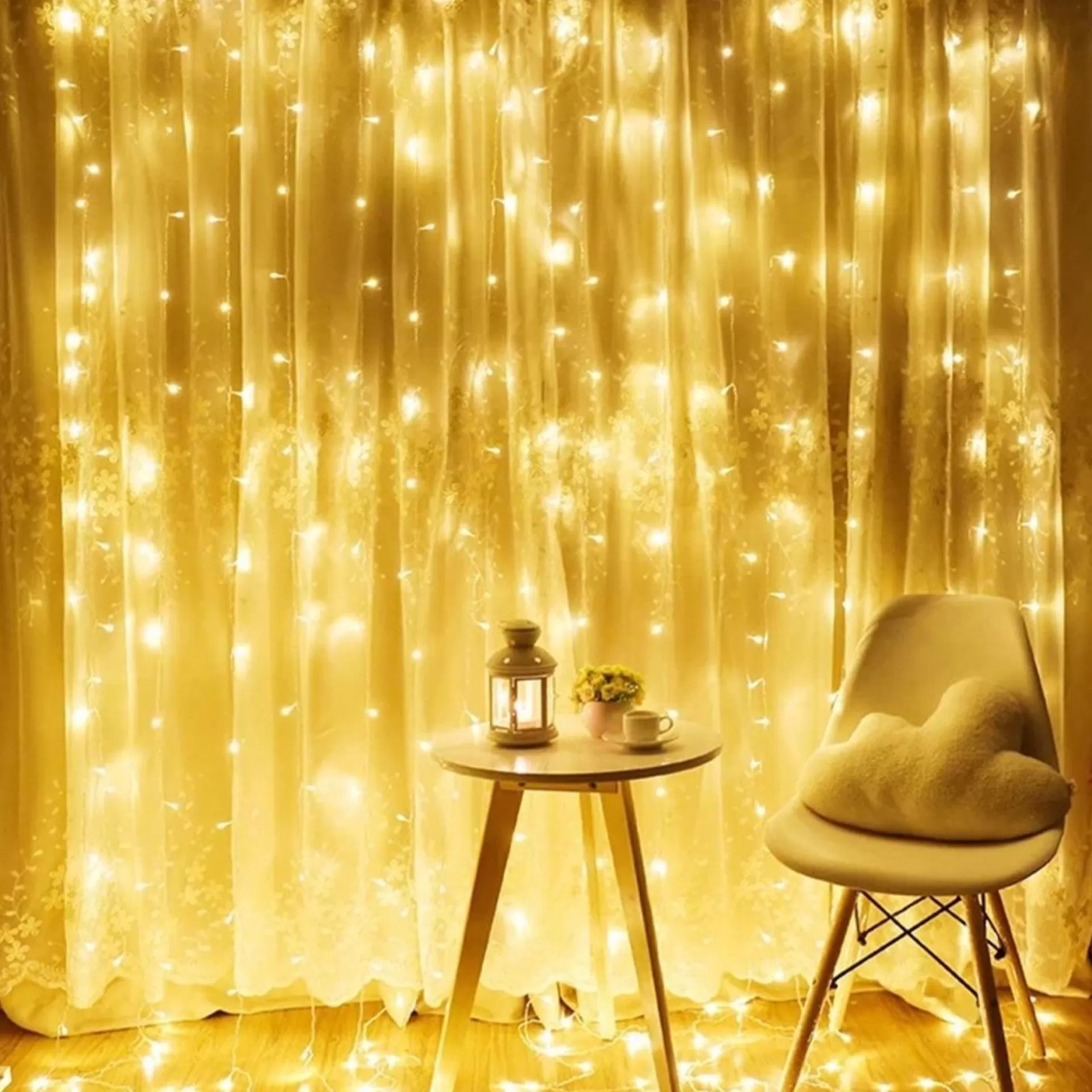 J-Pro Curtain Light 3X3M Lichtsnoer Op Netstroom - Tuinverlichting Led - Lichtslinger - Led Lichtgordijn 3X3M Cheap