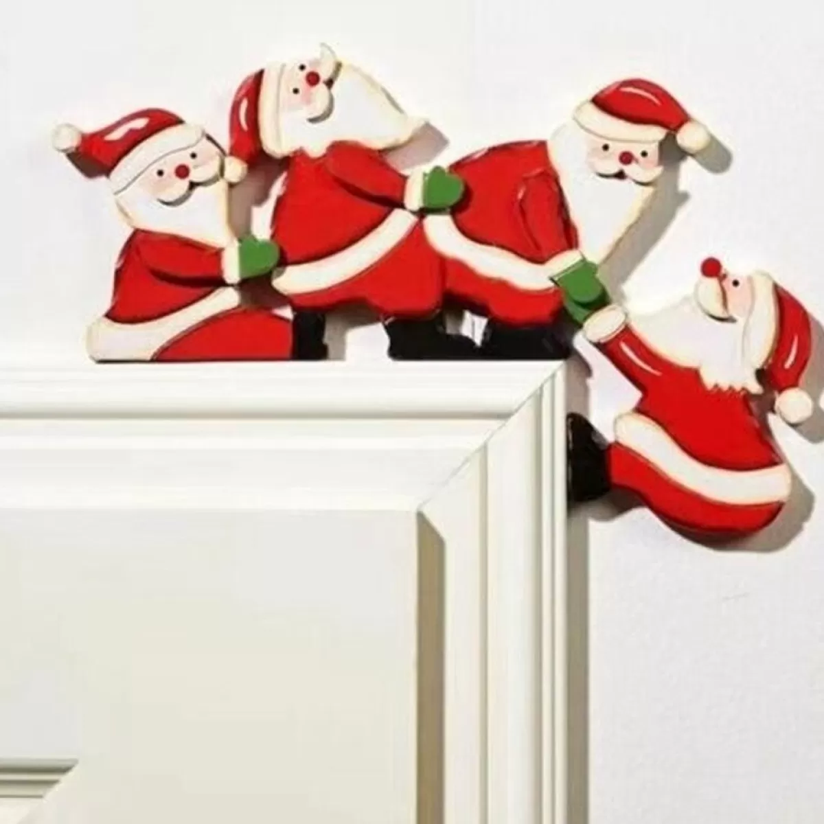 Merkloos Kersthanger>Kerst - Decoratie - Kerstartikelen - Hoek - Winter - Kerstdecoratie - Muur - Home Decor - Kerstman